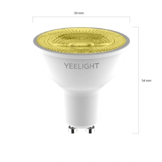 Yeelight Smarte LED Spot – GU10-Fassung – Warmweiß – Vorteilsset mit 3 Stück