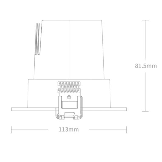 Yeelight Smarter LED Mesh Spotlight – Dual White – 5 Watt