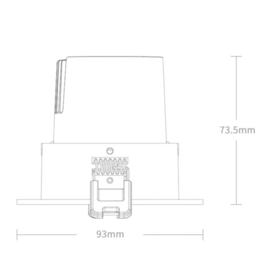 Yeelight Smarter LED Mesh Spotlight – Dual White – 8 Watt- Vorteilsset mit 6 Stück