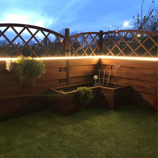 Zaunbeleuchtung Set 10 Meter