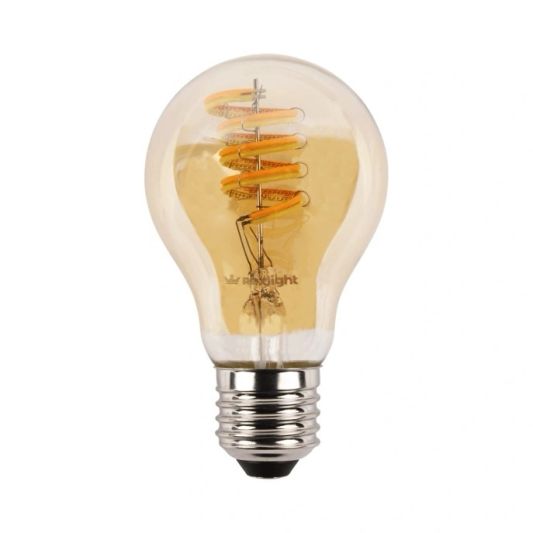 Zigbee E27 Spiral-Filamentlampe Dual White A60 bernsteinfarben