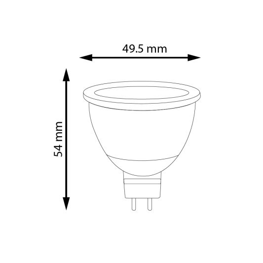 Zigbee LED Strahler RGBWW 4 Watt MR16 Fassung