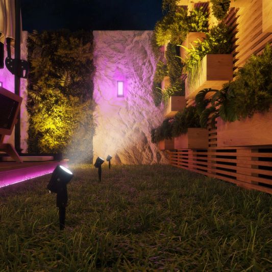 Zigbee Außenstrahler 6W - Alle Farben und Weißtöne