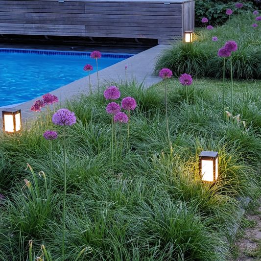 Zigbee Standleuchte für den Außenbereich 9W - Alle Farben und Weißtöne - Gerade