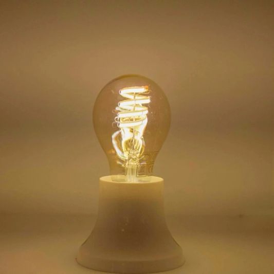 Zigbee Spiral-Filament LED Lampe 7W Bernstein - Dual White E27 Fassung - A60- Vorteilset von 3