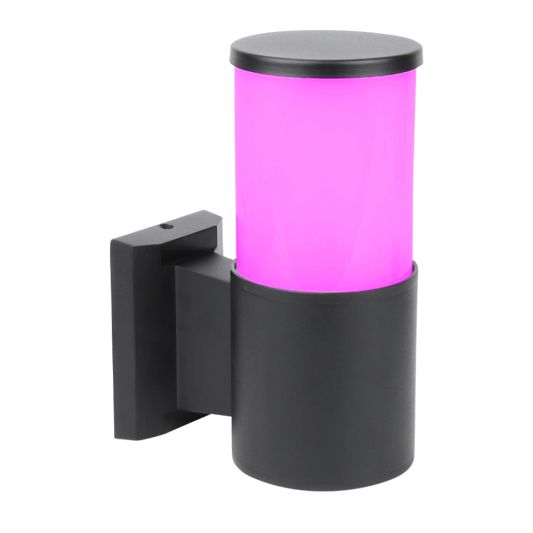 Zigbee Wandleuchte für den Außenbereich 9W - Alle Farben und Weißtöne - Rund