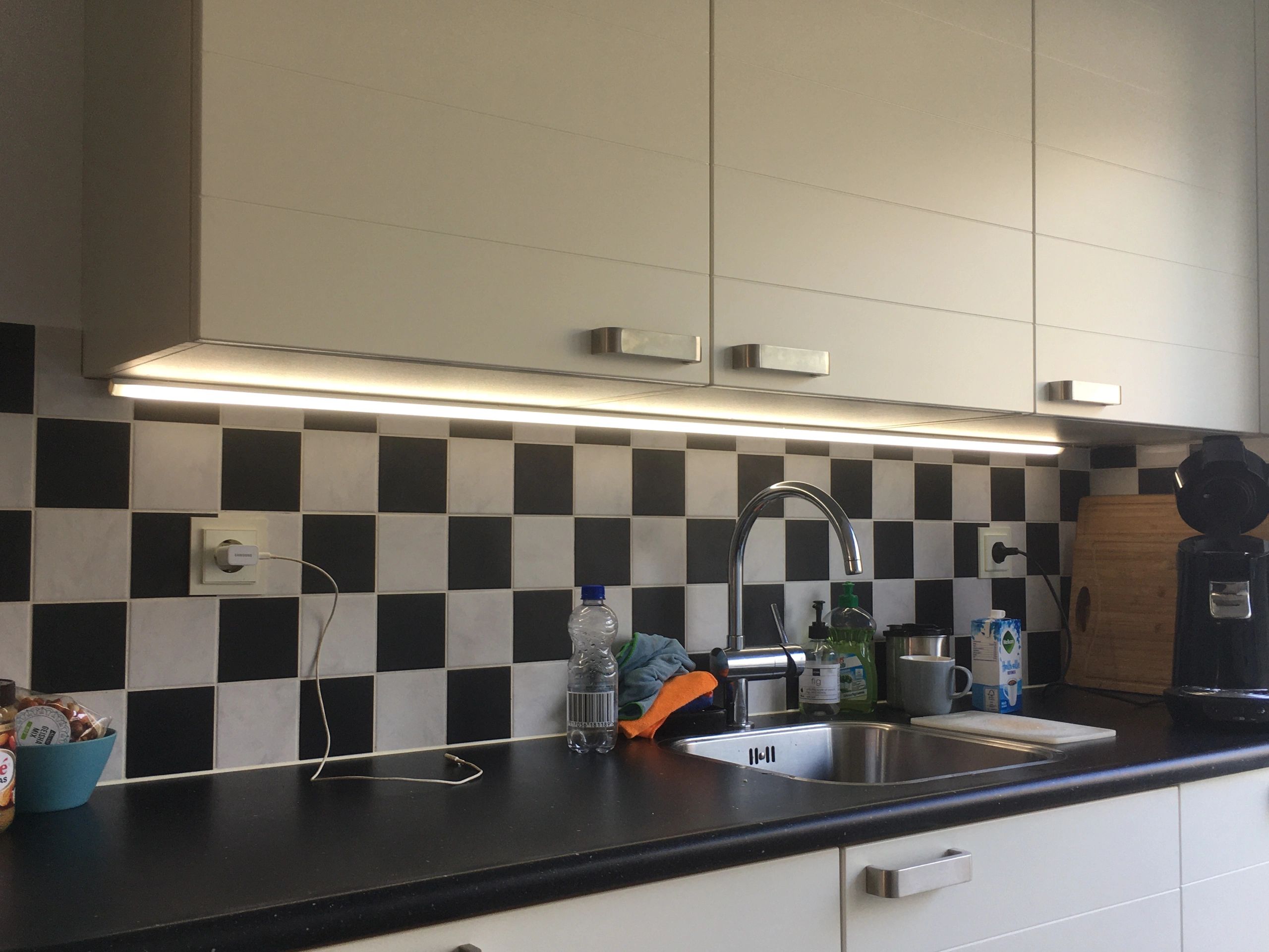 1M - 120 LEDs Komplettset LED-Streifen Kaltweiß