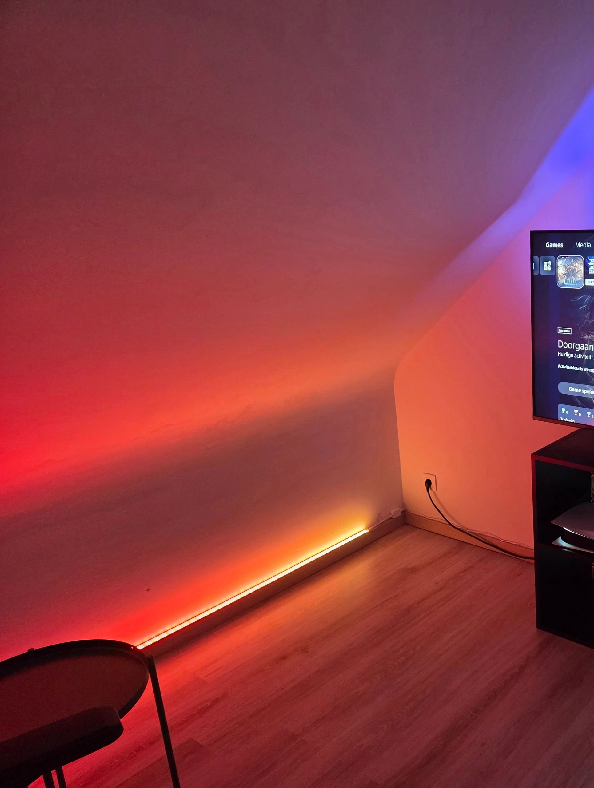 Aluminium Led Streifen Profil schwarz Aufbau 3M - breit und niedrig - komplett mit Abdeckkappe