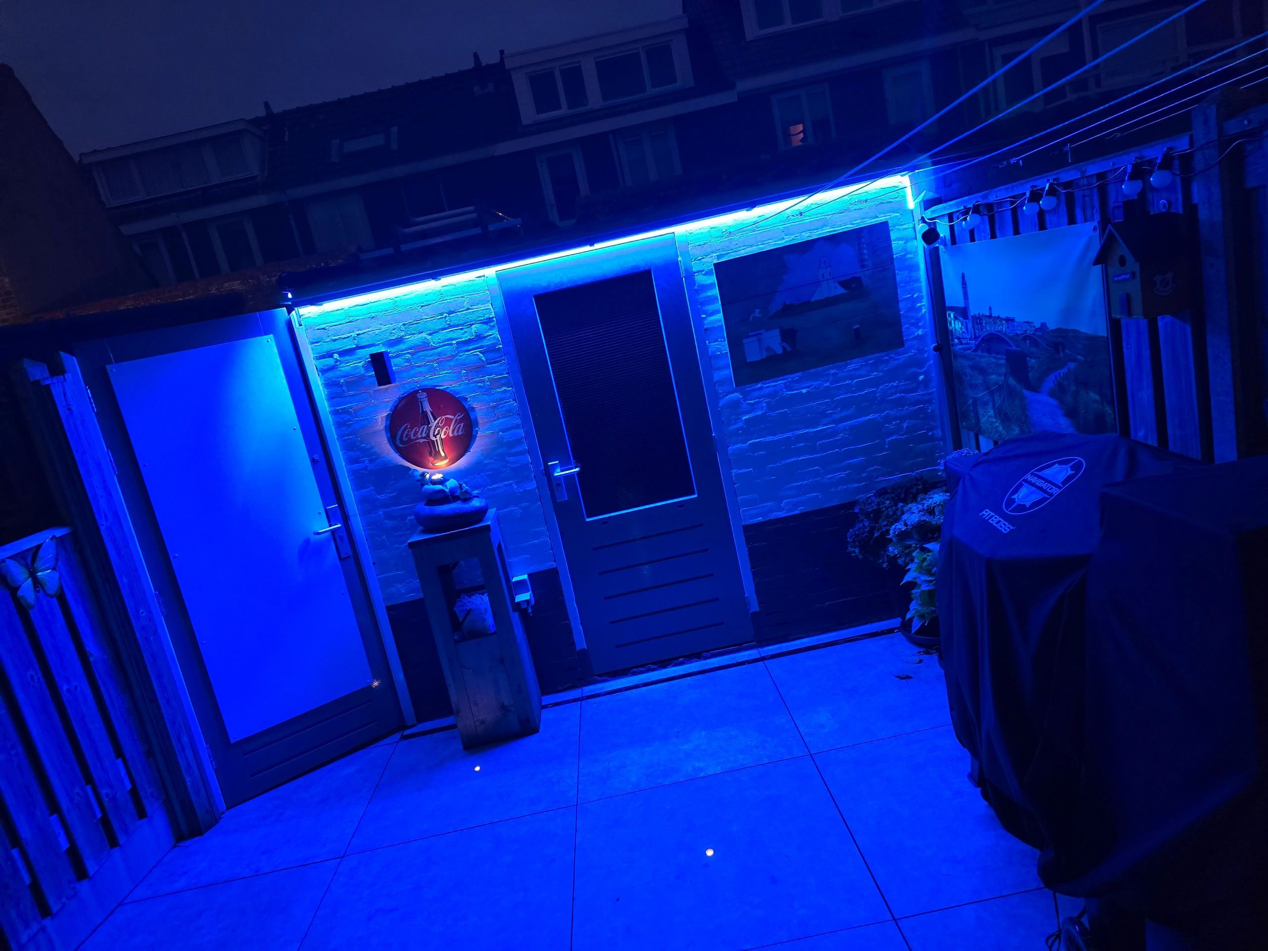 4 Meter RGBW LED Streifen komplettes Set - Pro 96 Led's pro Meter - Multicolor mit Warmweiß