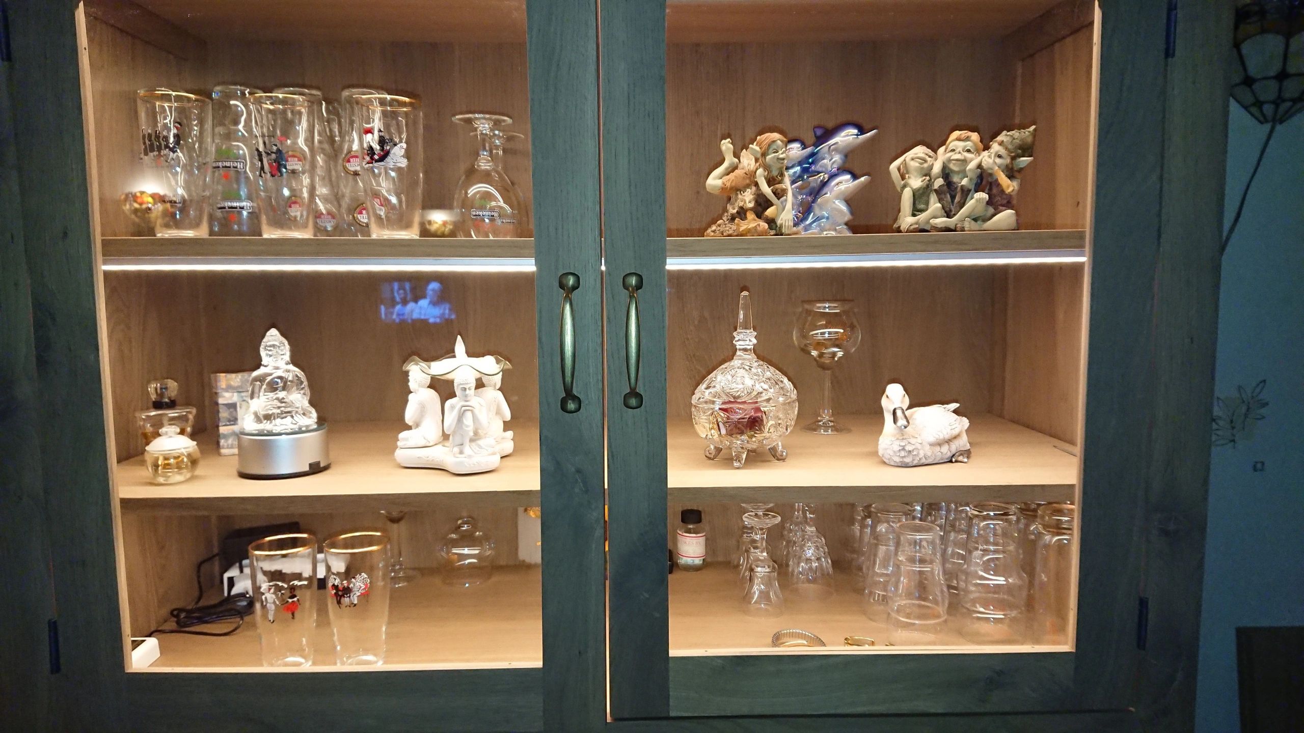 Aluminium LED Streifen Aufbauprofil 1M - 7 mm hoch - komplett mit Abdeckung