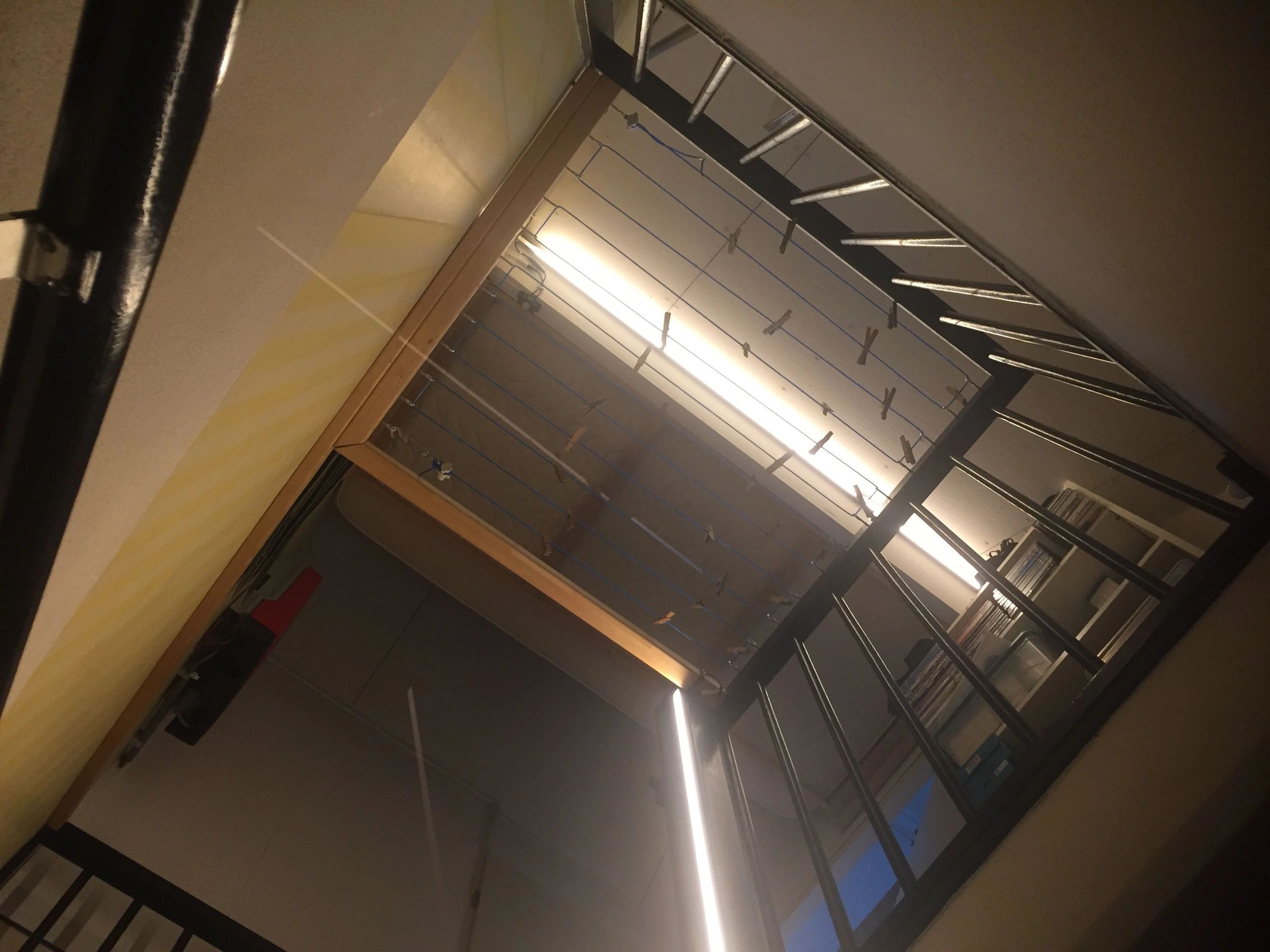 Bettbeleuchtung 2 Seiten komplettes Set 1 Meter LED Streifen Warmweiß mit Bewegungssensor