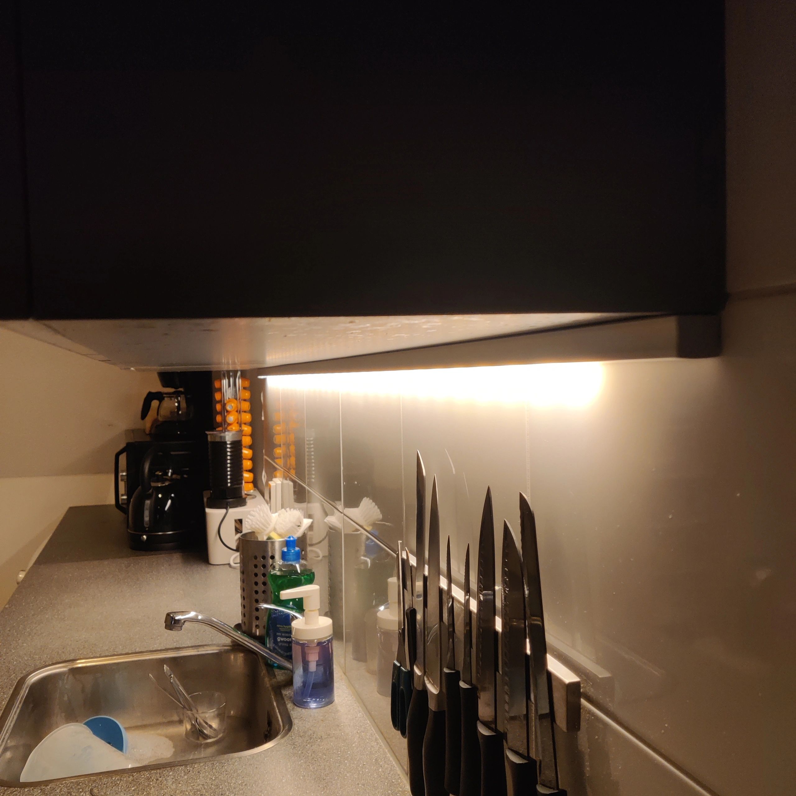 LED Streifen Profil breit Aufbau hoch 2 Meter