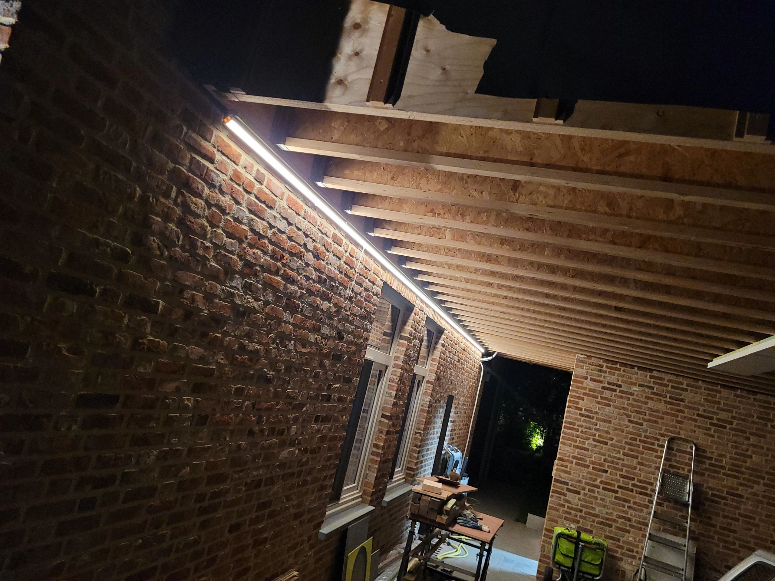 1 Meter LED Streifen Warmweiß komplettes Set - Basic  - 128 leds p/m