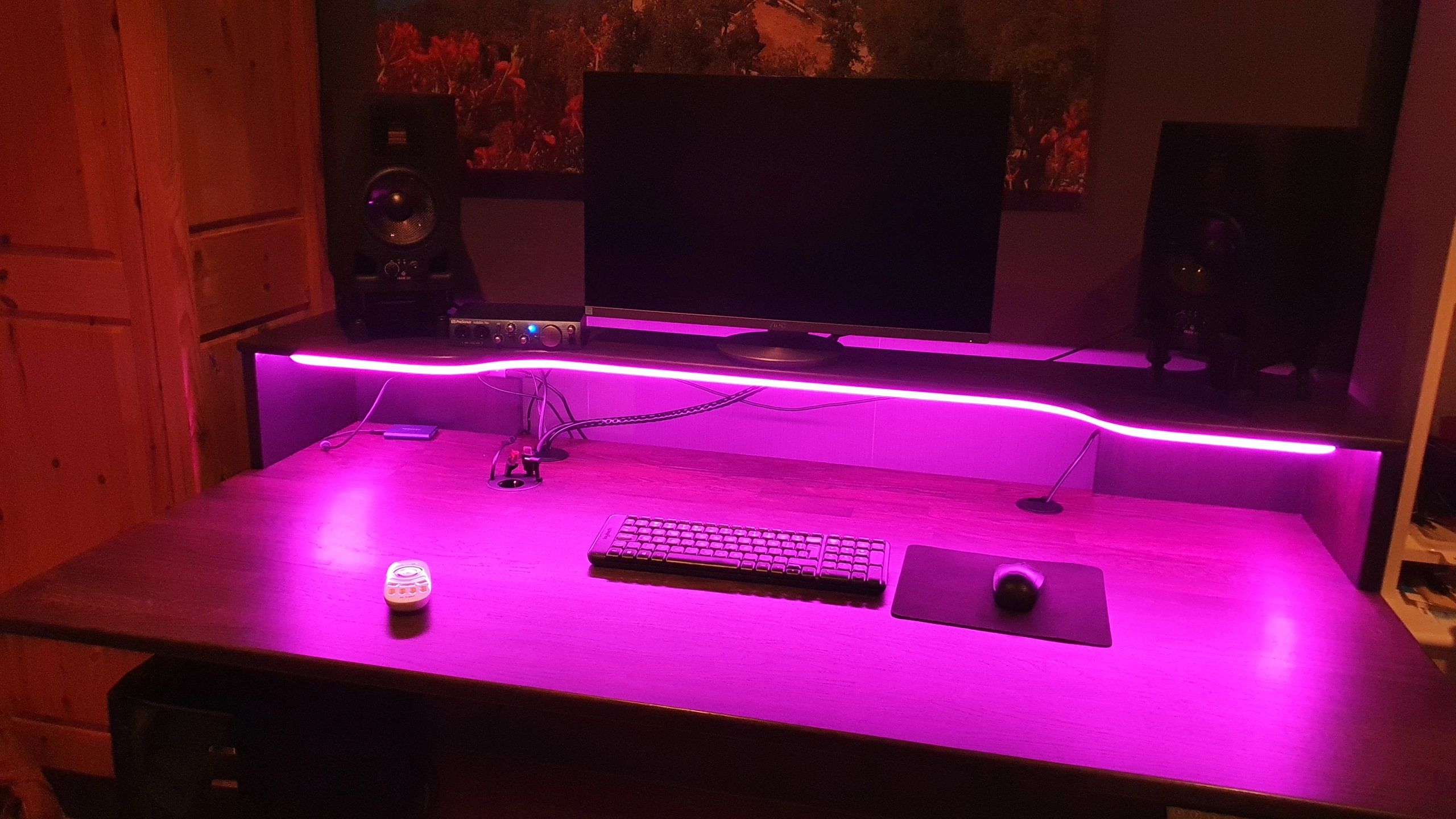 10 Meter RGB Neon LED Flex Maxi rund - komplettes Set Neon Beleuchtung