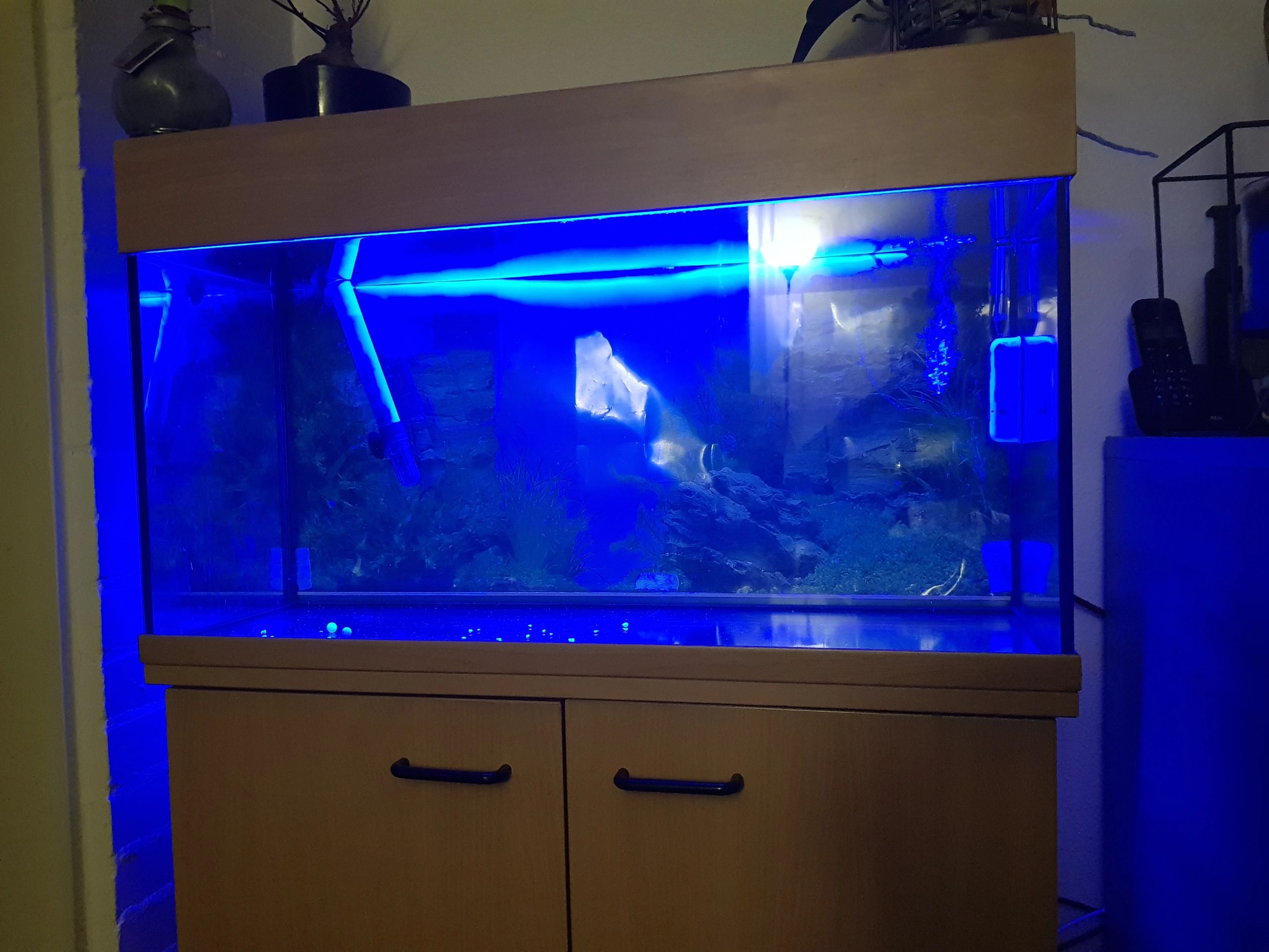 2,5 bis 5 Meter RGB komplettes Set Aquarium LED Streifen