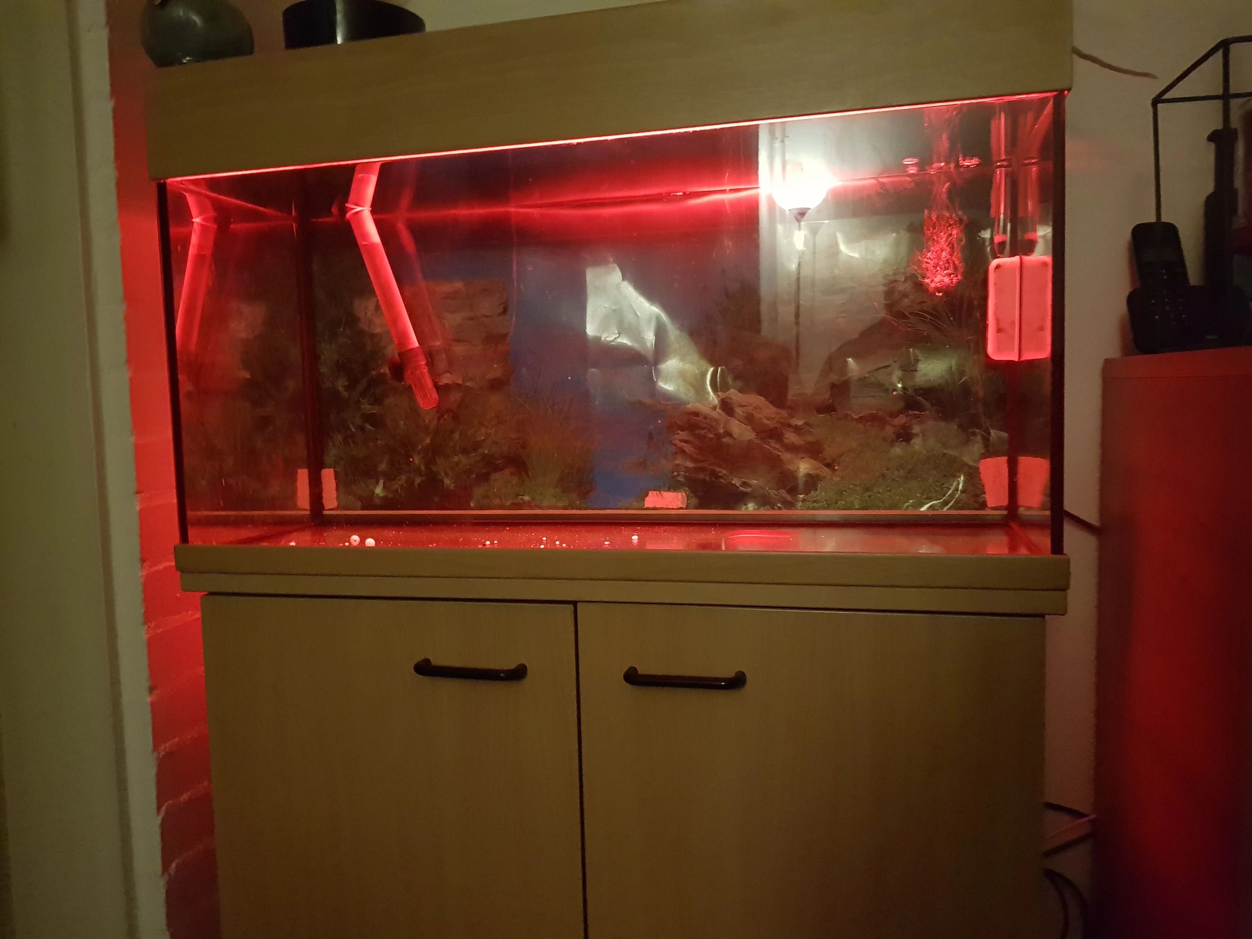 2,5 bis 5 Meter RGB komplettes Set Aquarium LED Streifen