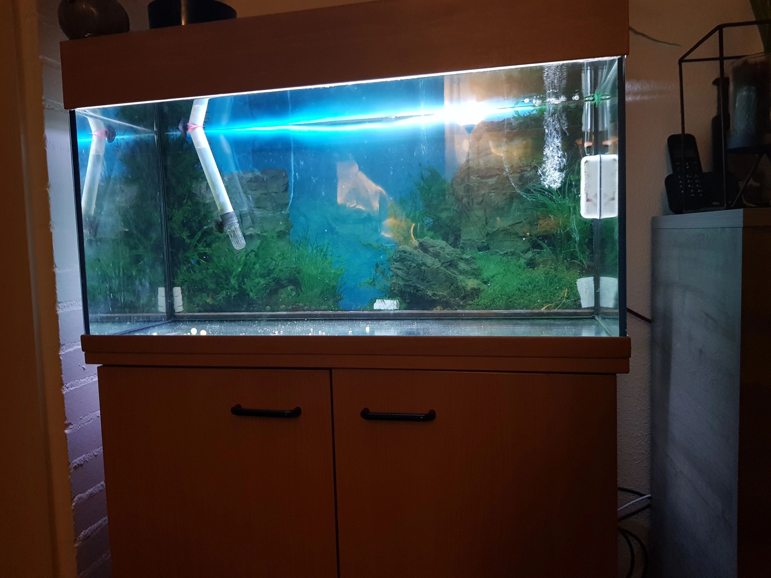 2,5 bis 5 Meter RGB komplettes Set Aquarium LED Streifen