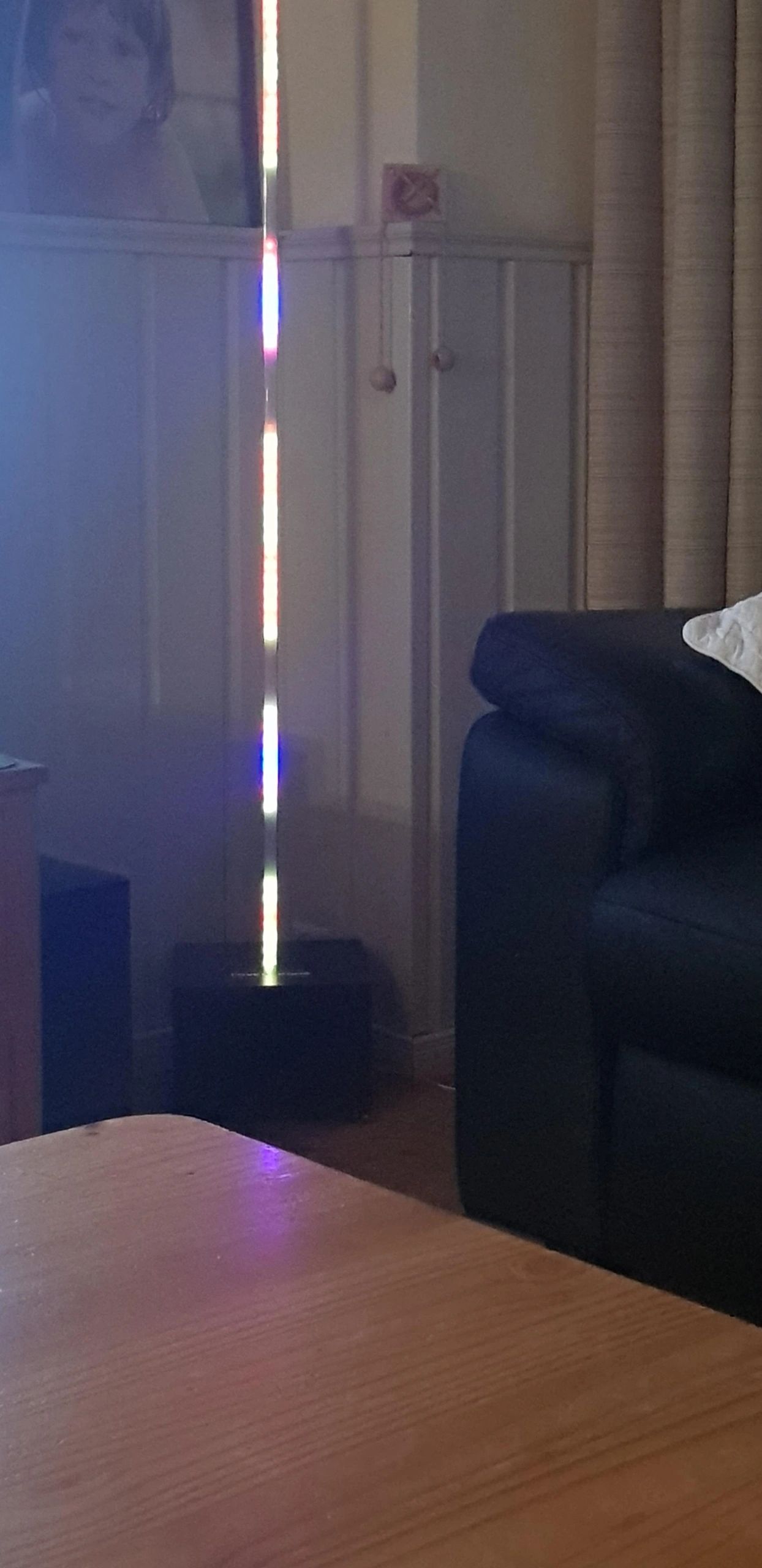 Aluminium LED Streifen Profil Aufbau 2M - 7 mm hoch - komplett mit Abdeckkappe