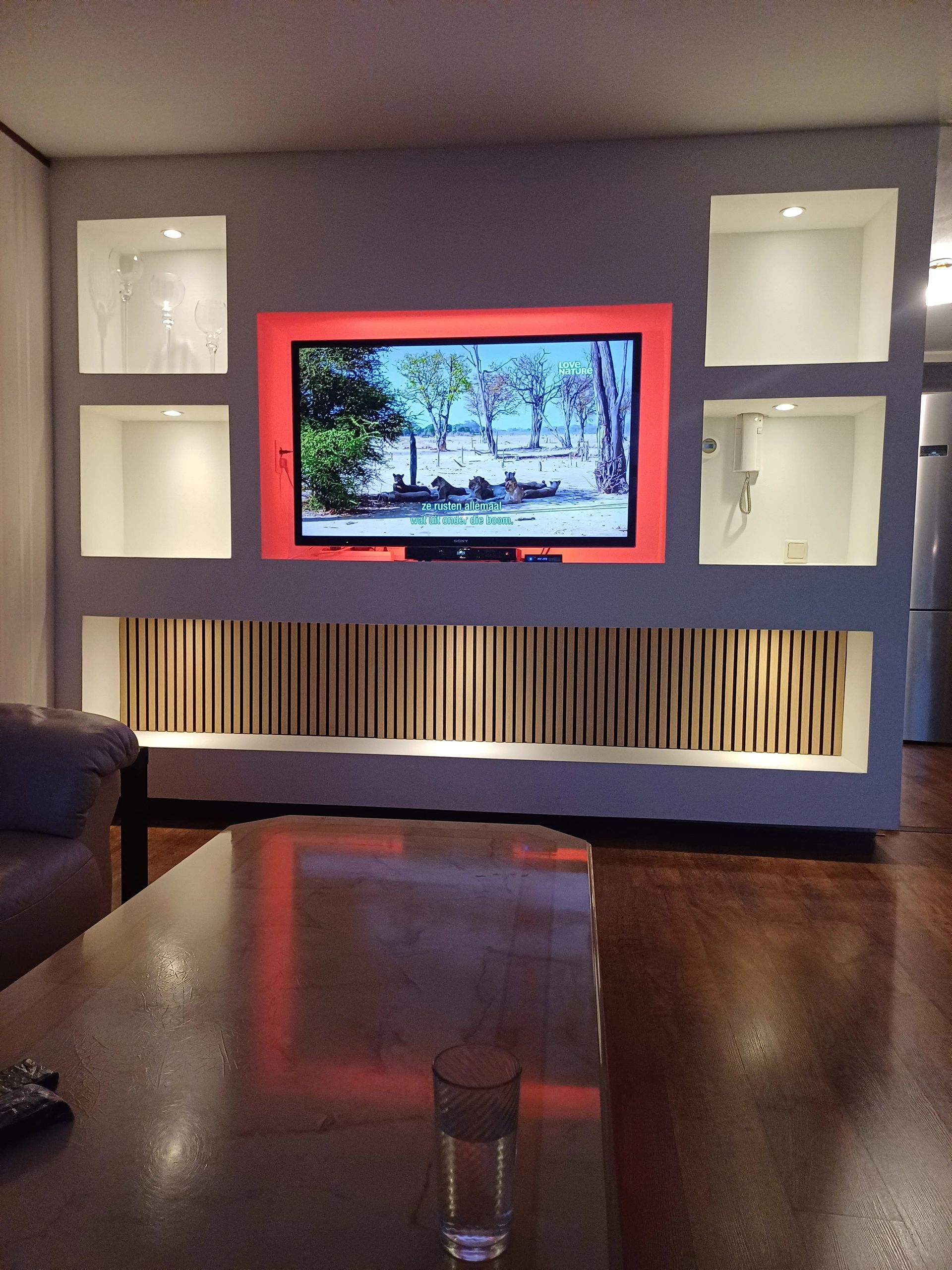 TV LED Streifen Set mit 4 RGB Streifen für TV’s bis 32 inch