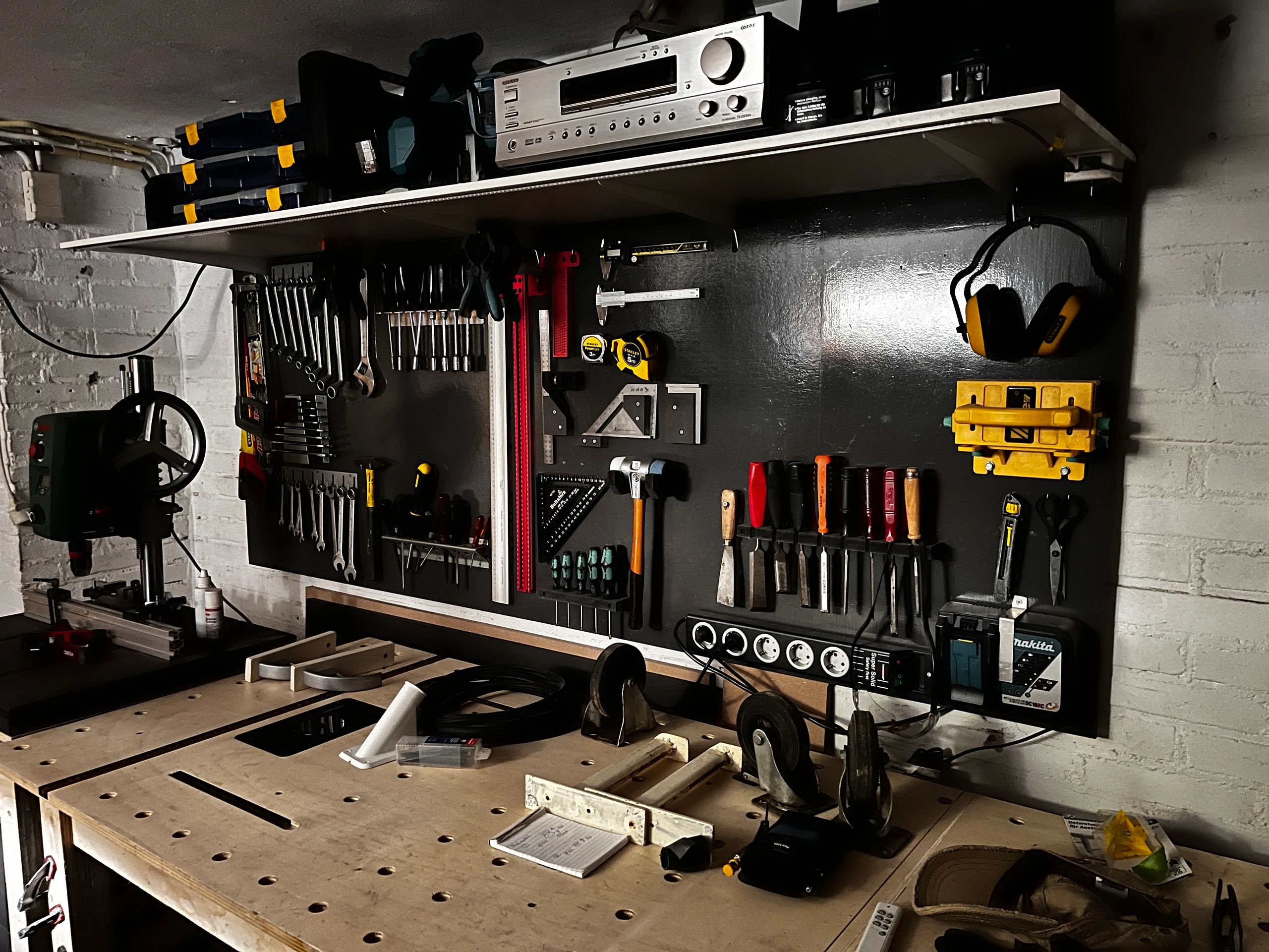 1M - 120 LEDs Komplettset LED-Streifen Kaltweiß