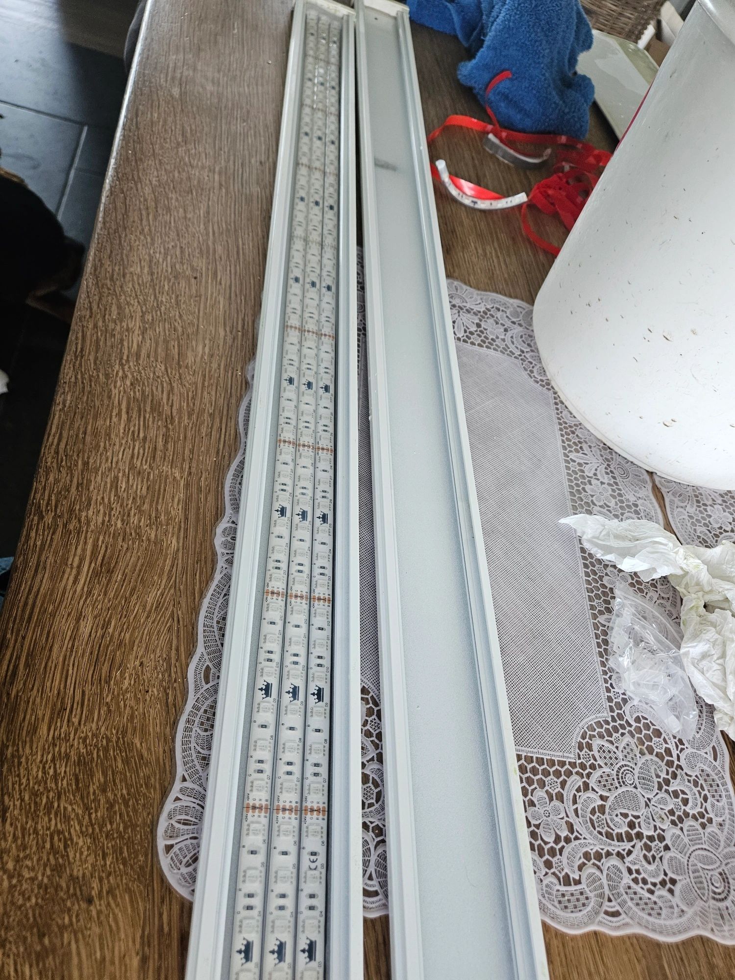 3 x RGB LED Streifen: 50 - 70 cm komplettes Set