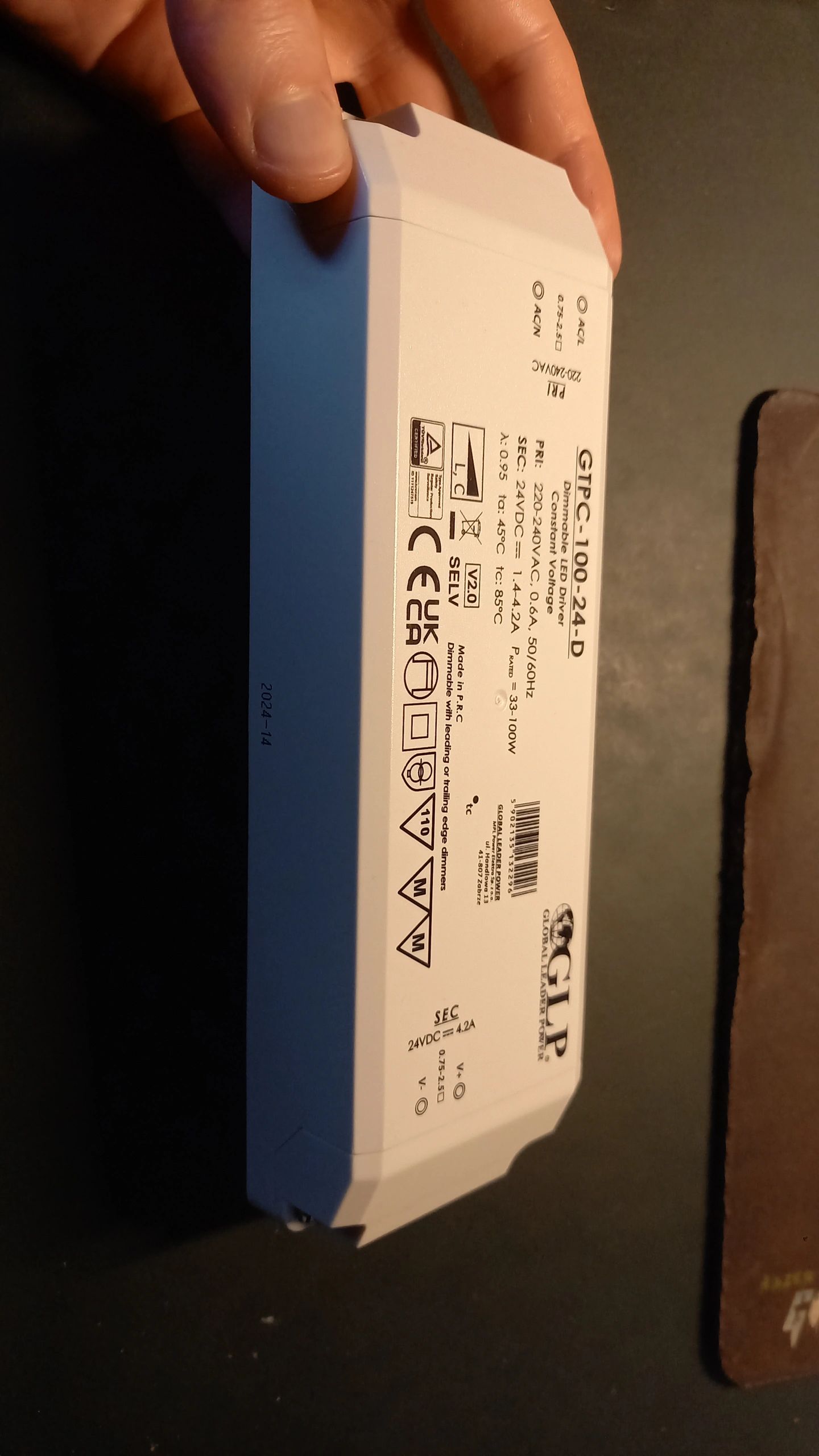 100W - 24V Professioneller dimmbarer Led Driver