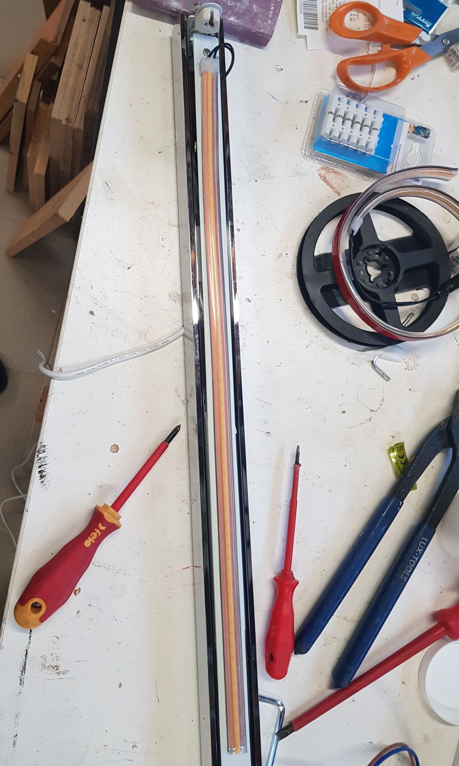 LED-Streifen COB Hellweiß - 9 Meter - Loser Streifen mit 600 LEDs p/m