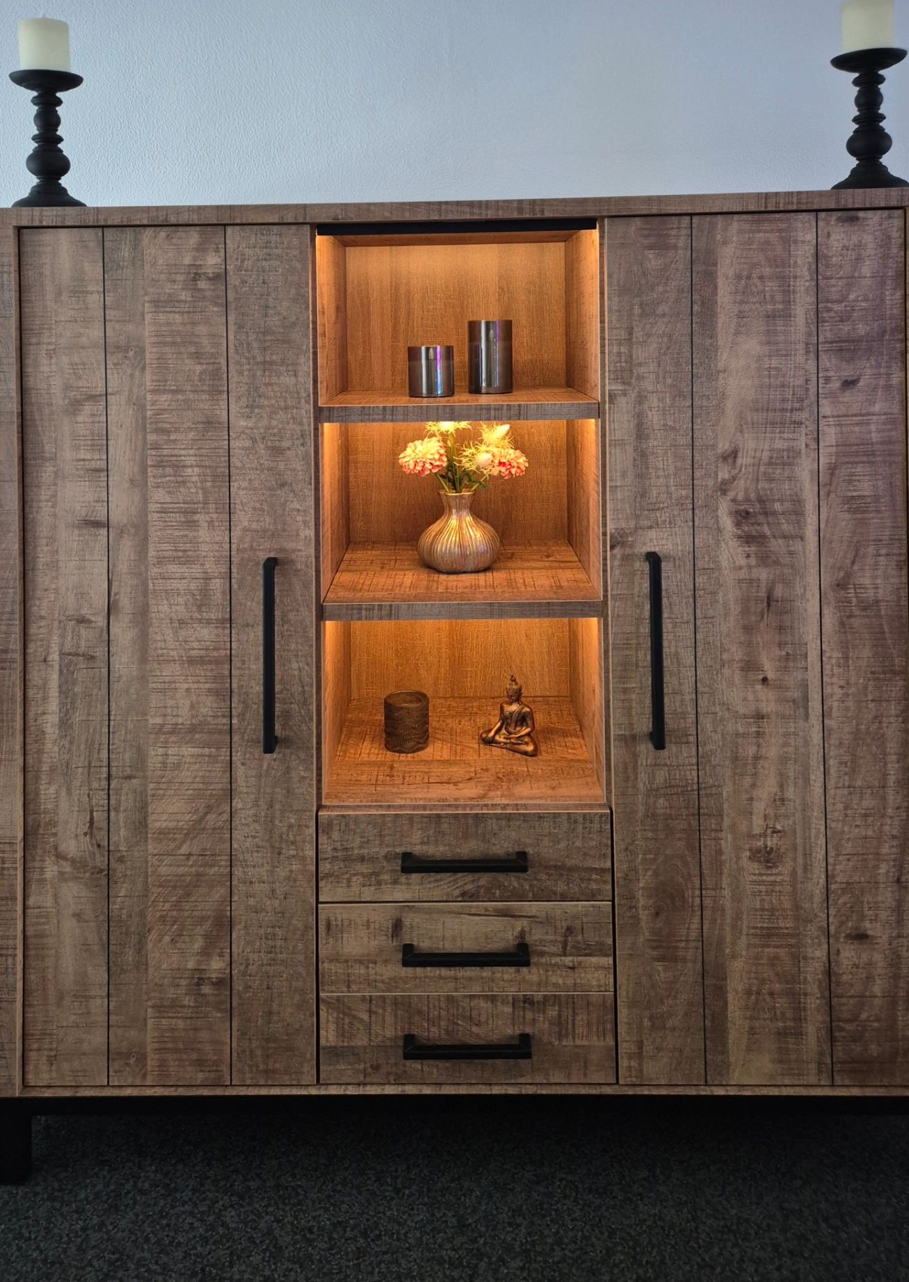 1 Meter LED Streifen Warmweiß komplettes Set - Basic  - 128 leds p/m