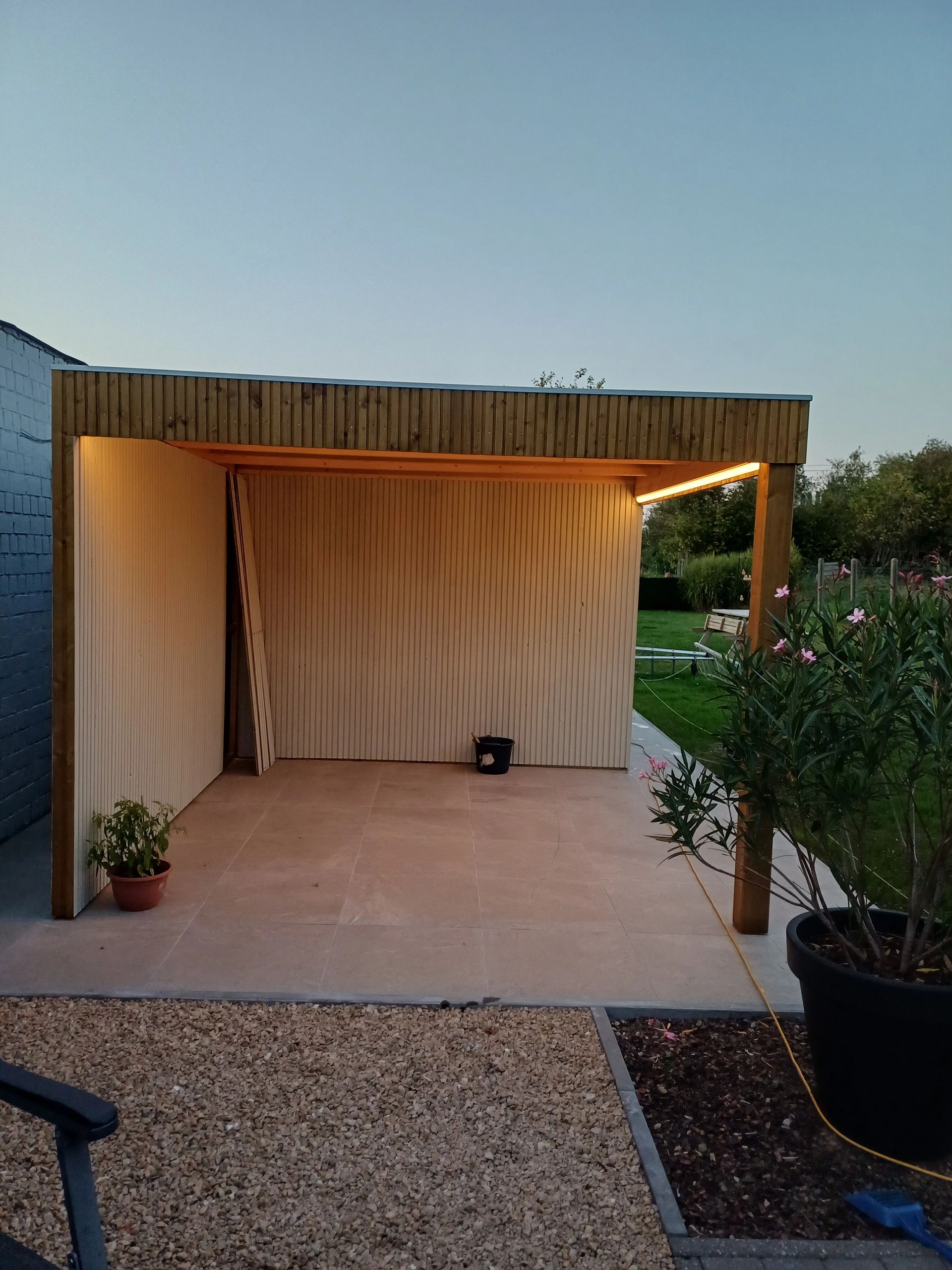 Terrassenüberdachung Beleuchtung Set 10 Meter