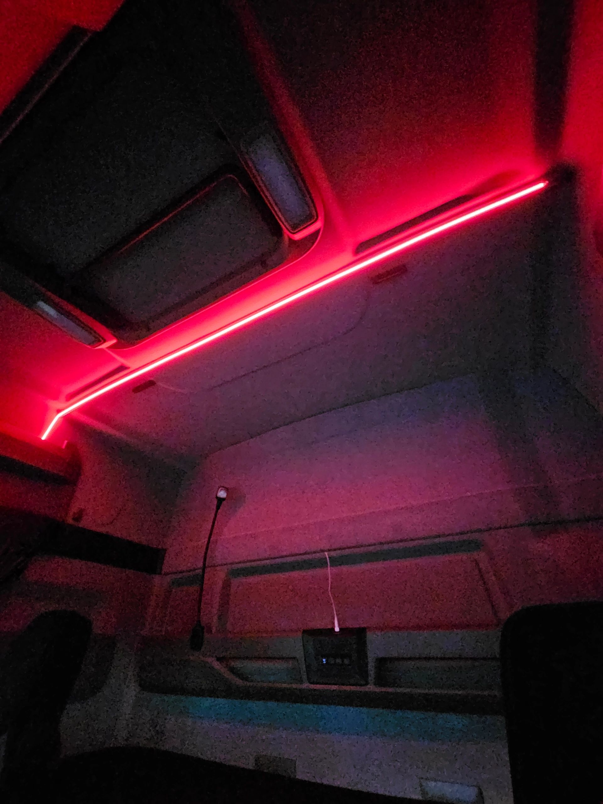 USB LED Streifen rot komplettes Set