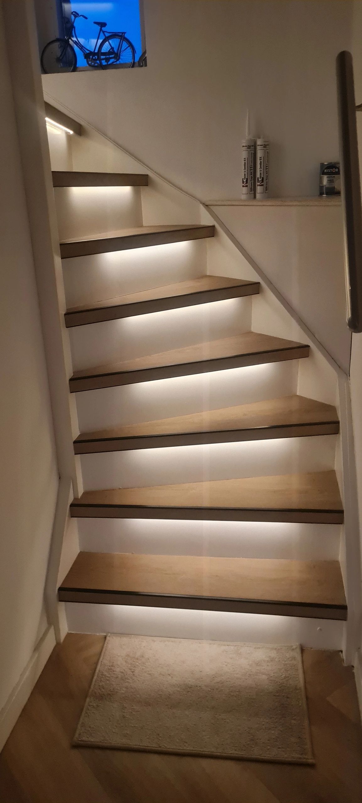 Dynamisches Treppenbeleuchtungsset Premium 50 cm