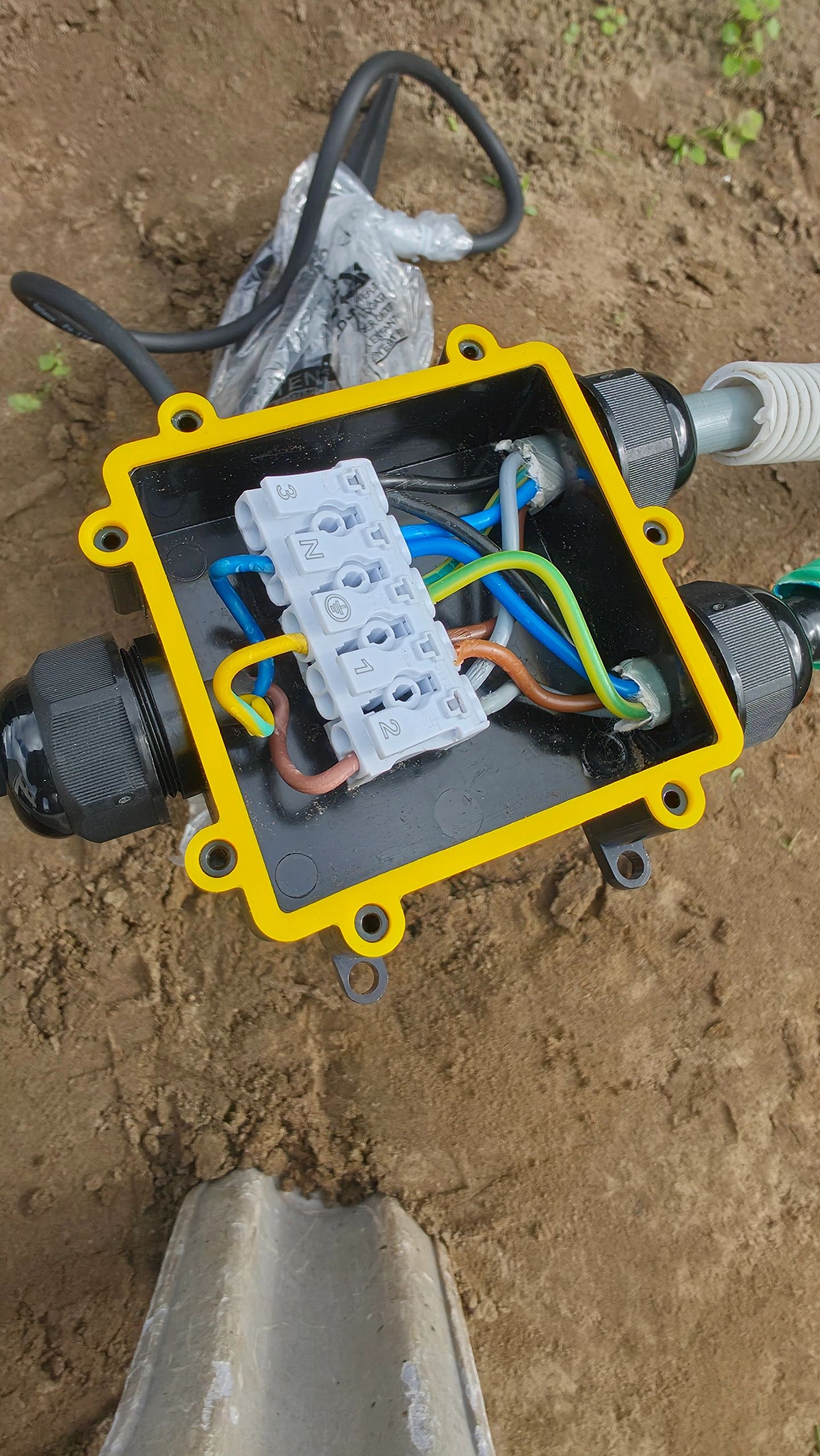 Wasserdichter Verteilerkasten IP68 3-fach Y-Stück - 3er Set
