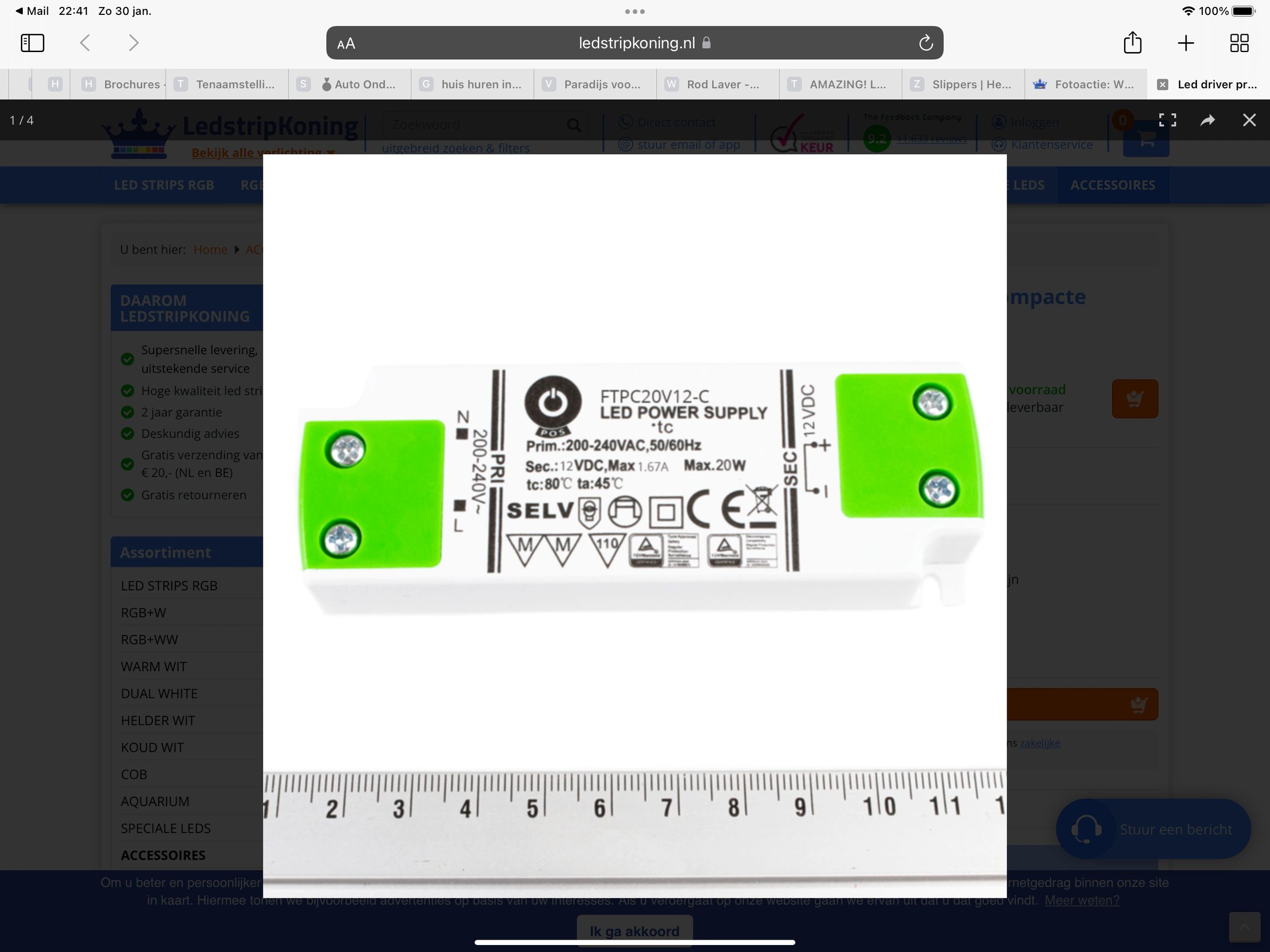 20W - 12V Professioneller kompakter LED Driver