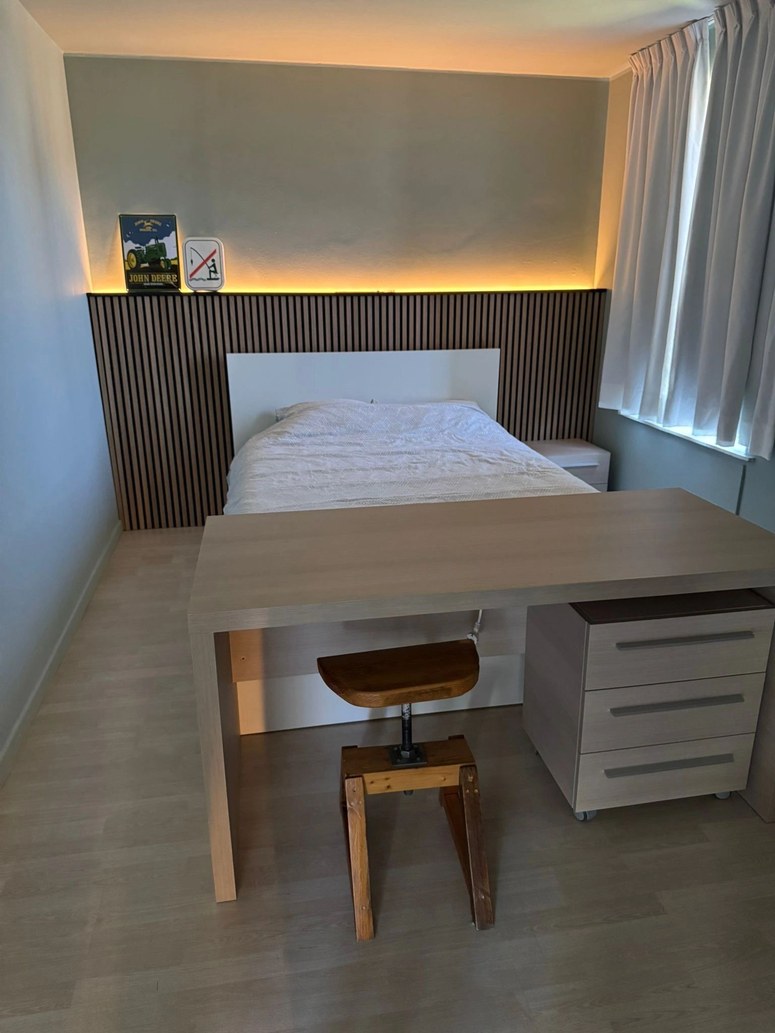 Aluminium LED Streifen Profil schwarz Aufbau 3M - 7 mm hoch - komplett mit AbschlusskAppe