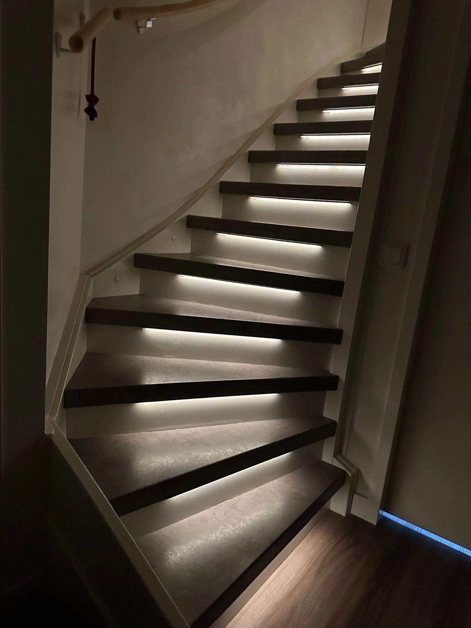 Treppenbeleuchtung LED Streifen warmweiß 50 cm - Komplettset inkl. Profil