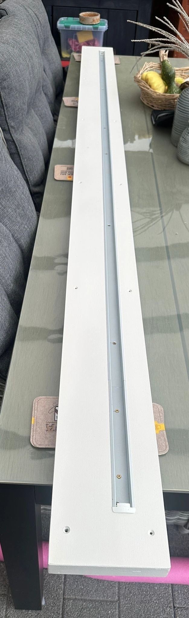 LED Streifen Profil breit Einbau hoch 3 Meter