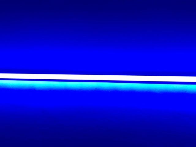 Aluminium LED Streifen Profil schwarz Aufbau 4M - 15 mm hoch - komplett mit AbschlusskAppe