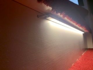 Led Streifen Profil breit Aufbau tiefes Modell - komplett mit Abschlusskappe 1,5 Meter