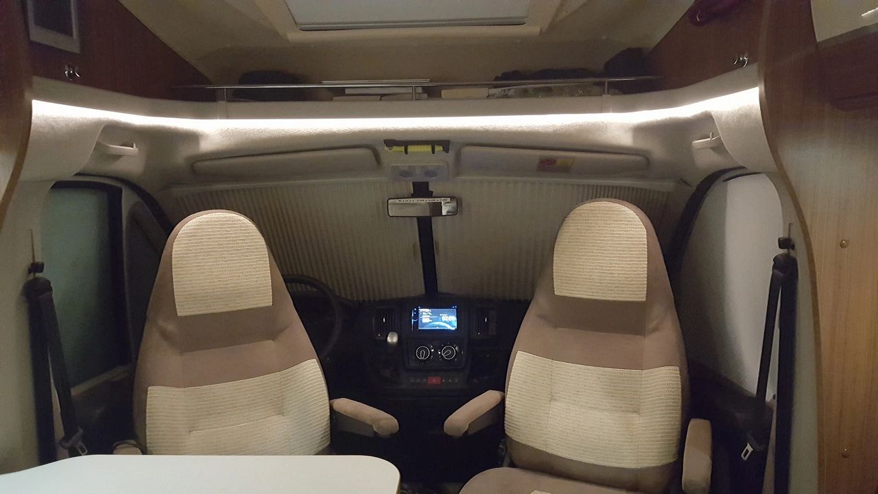 3 Meter Neon LED Flex Midi gerade Warmweiß - komplettes Set Neon Beleuchtung