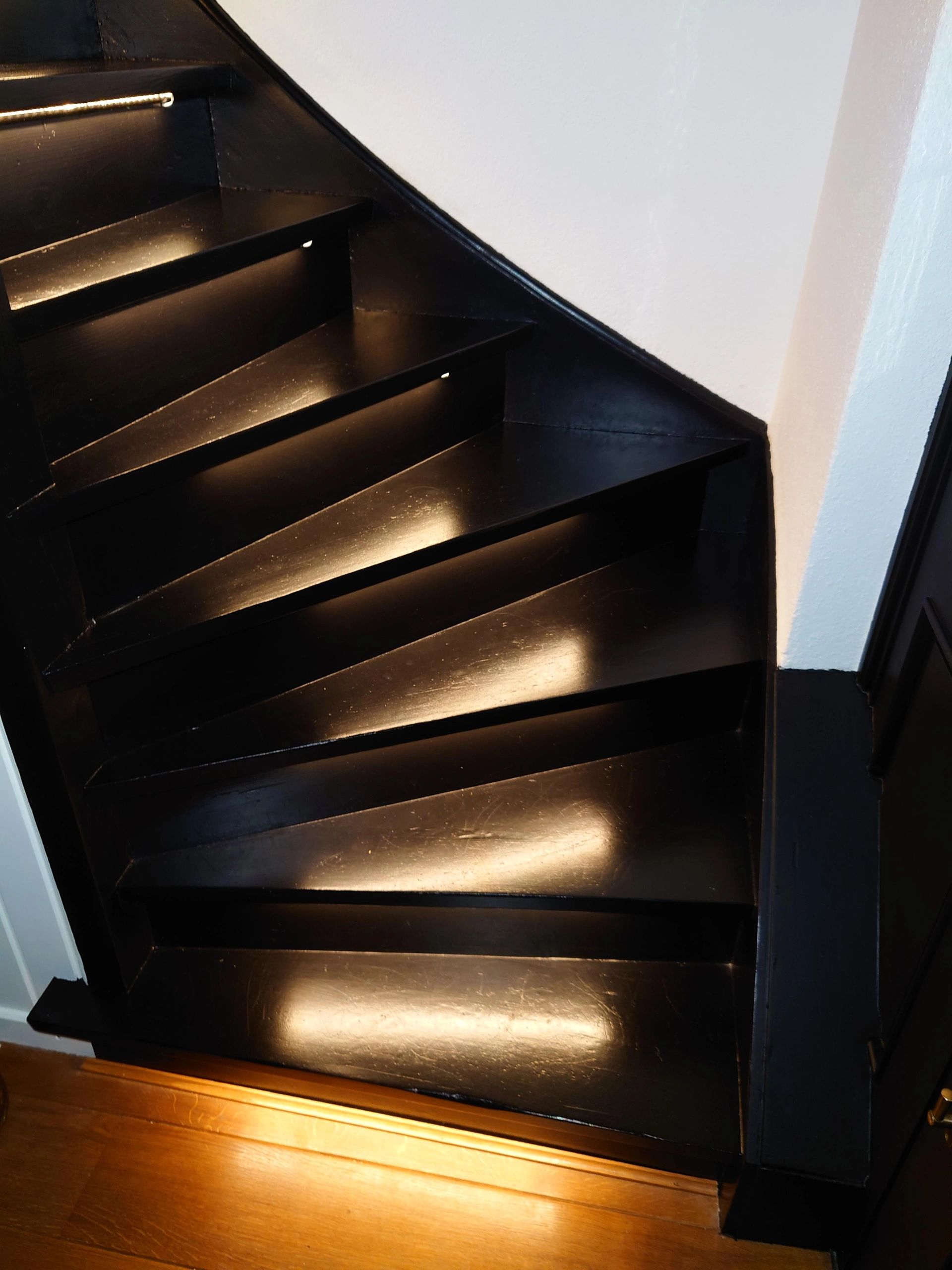 Treppenbeleuchtung LED Streifen  Warmweiß - komplettes Set 50 cm