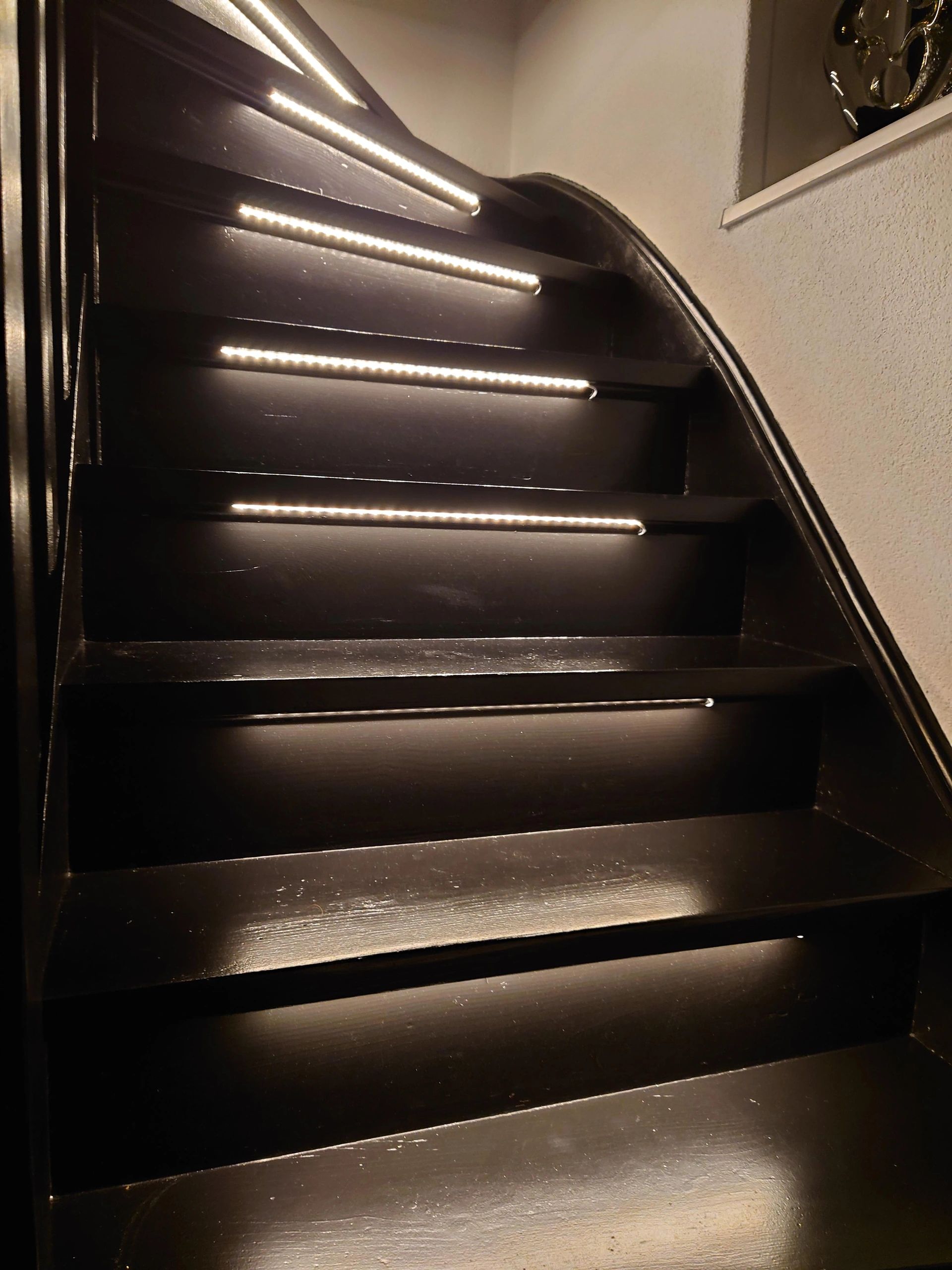 Treppenbeleuchtung LED Streifen  Warmweiß - komplettes Set 50 cm