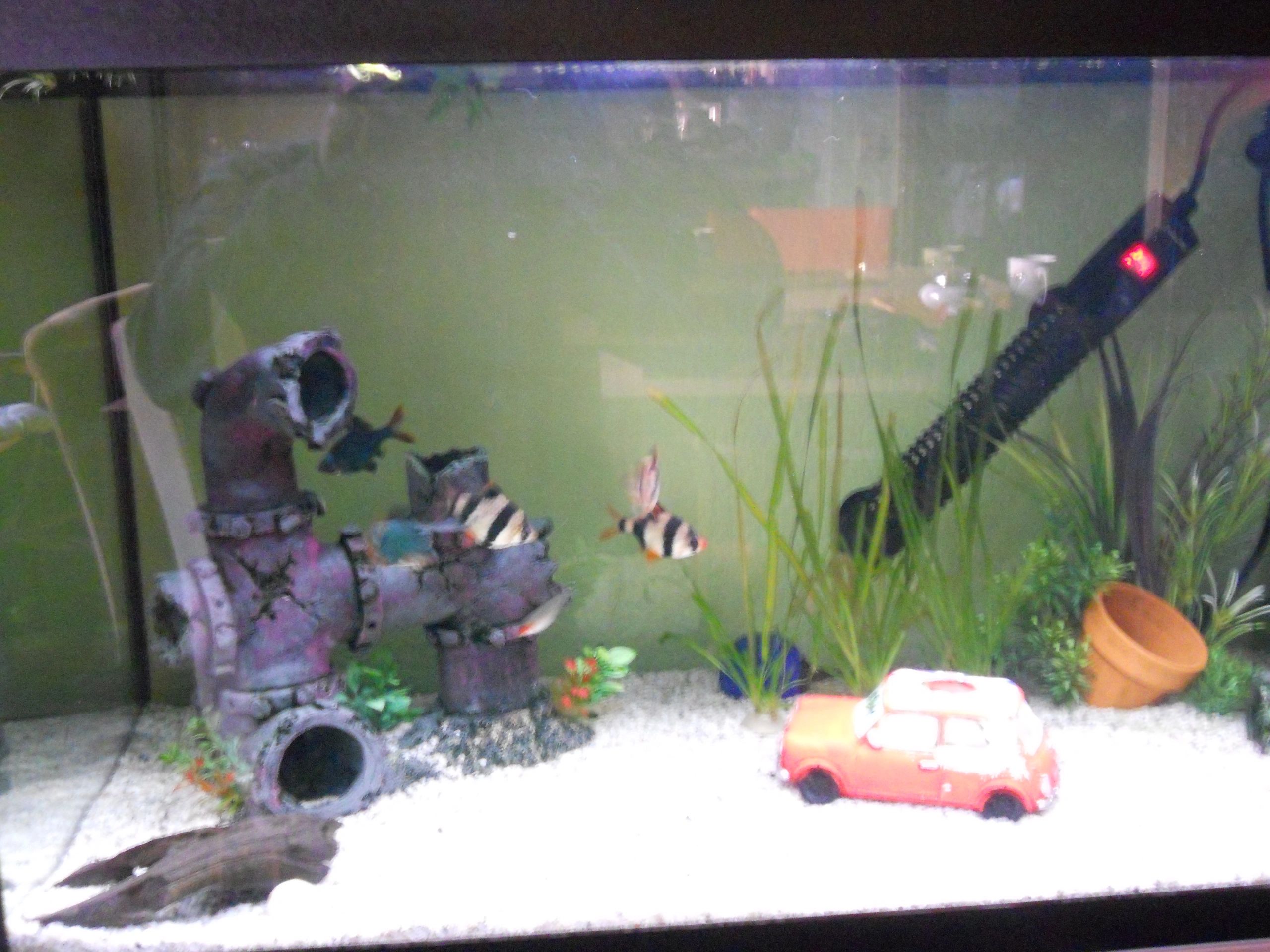 70 bis 100 cm Neutralweiß komplettes Set Aquarium LED Streifen