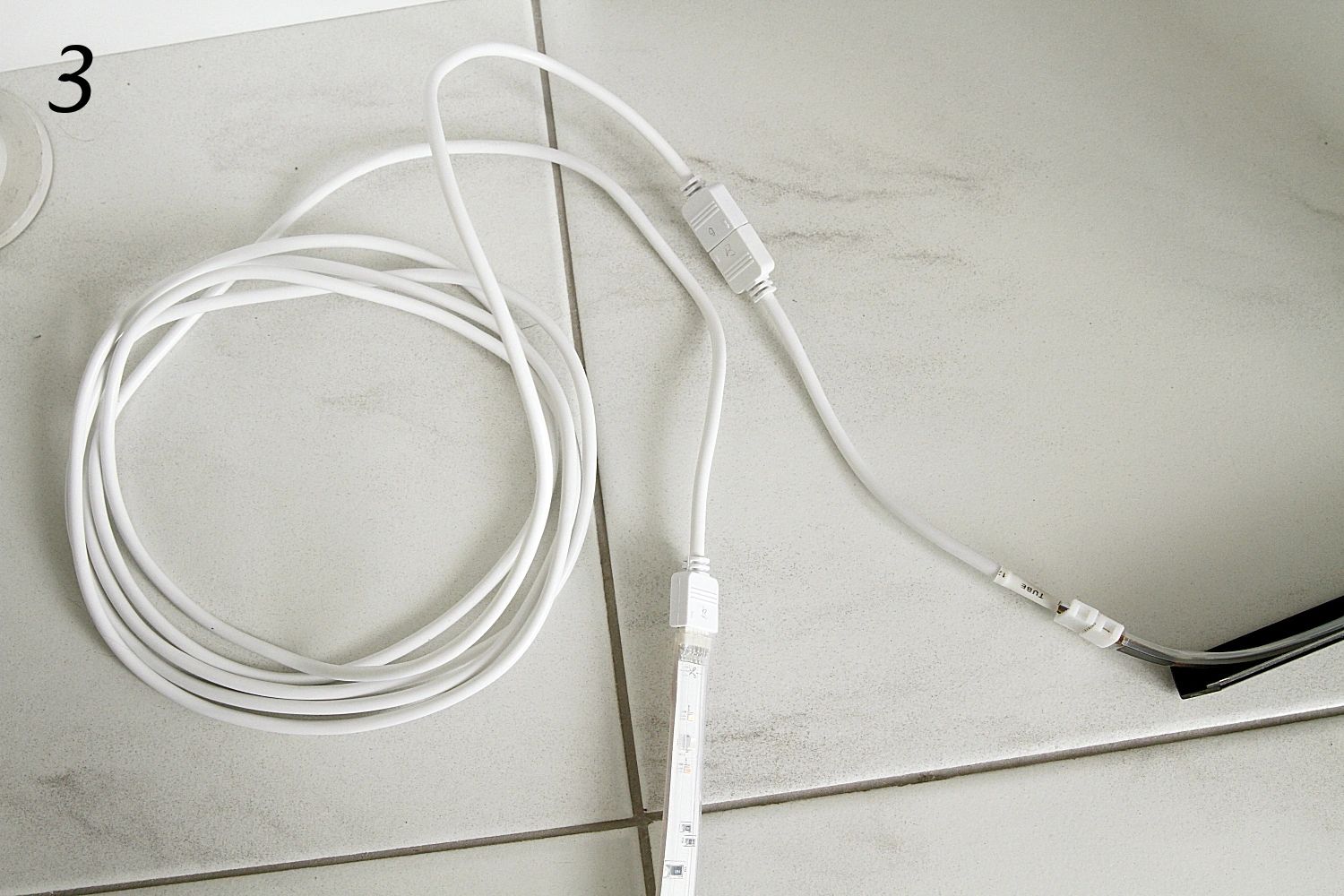 RGBWW Stecker mit Verbindungsstück