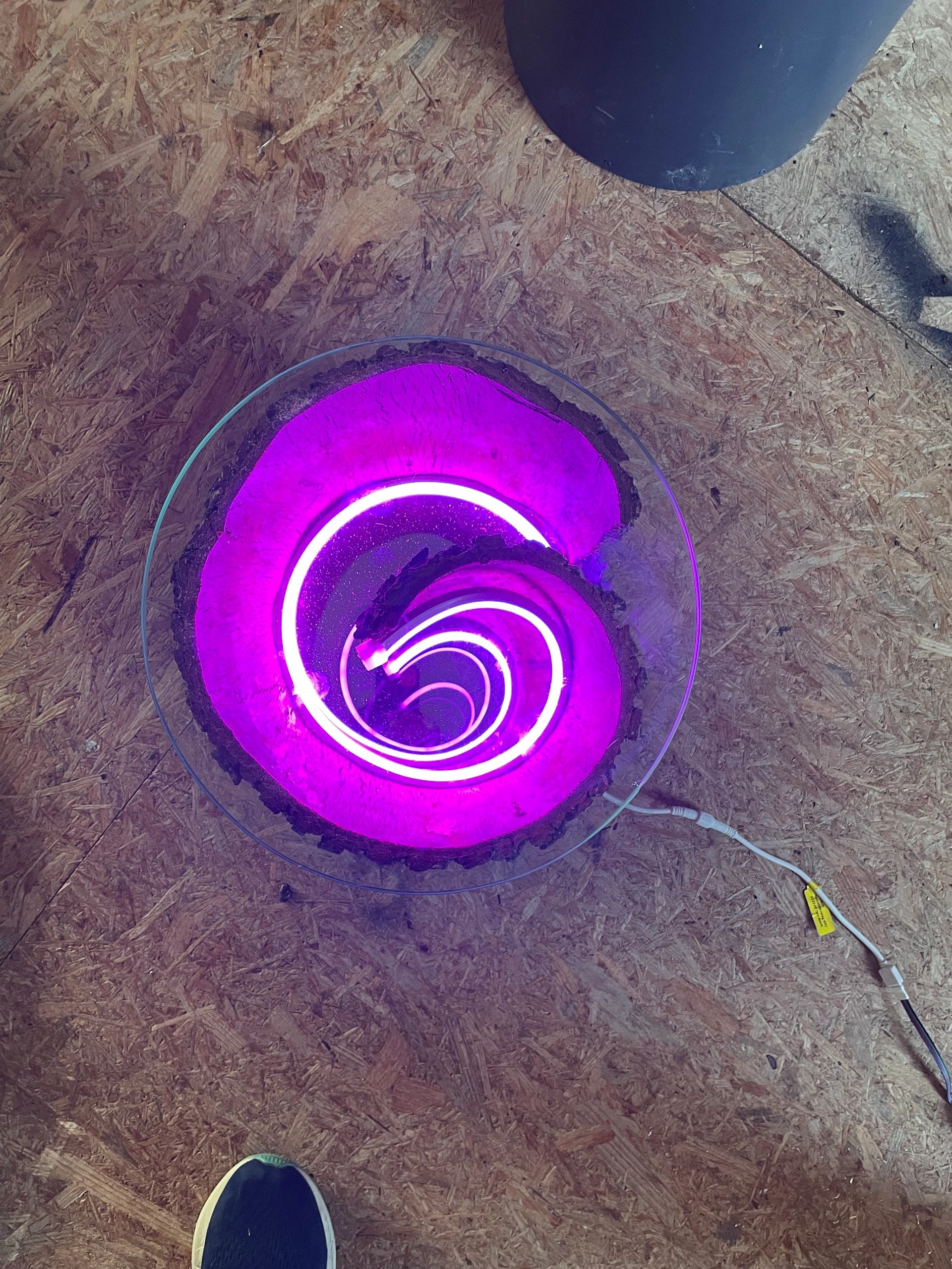 2 Meter RGB Neon LED Flex Midi gerade - komplettes Set Neon Beleuchtung