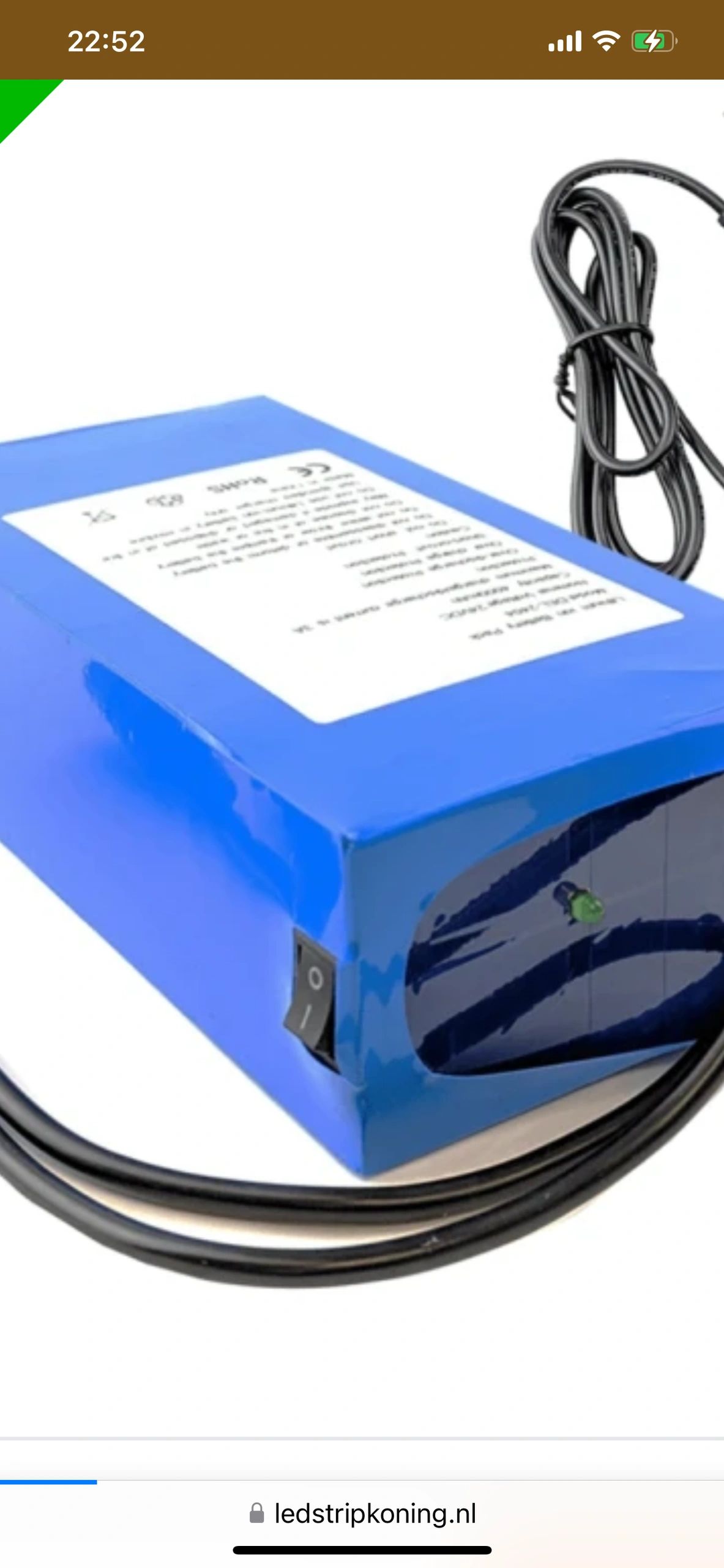 144 Watt - 24V / 6A Adapter für LED Streifen