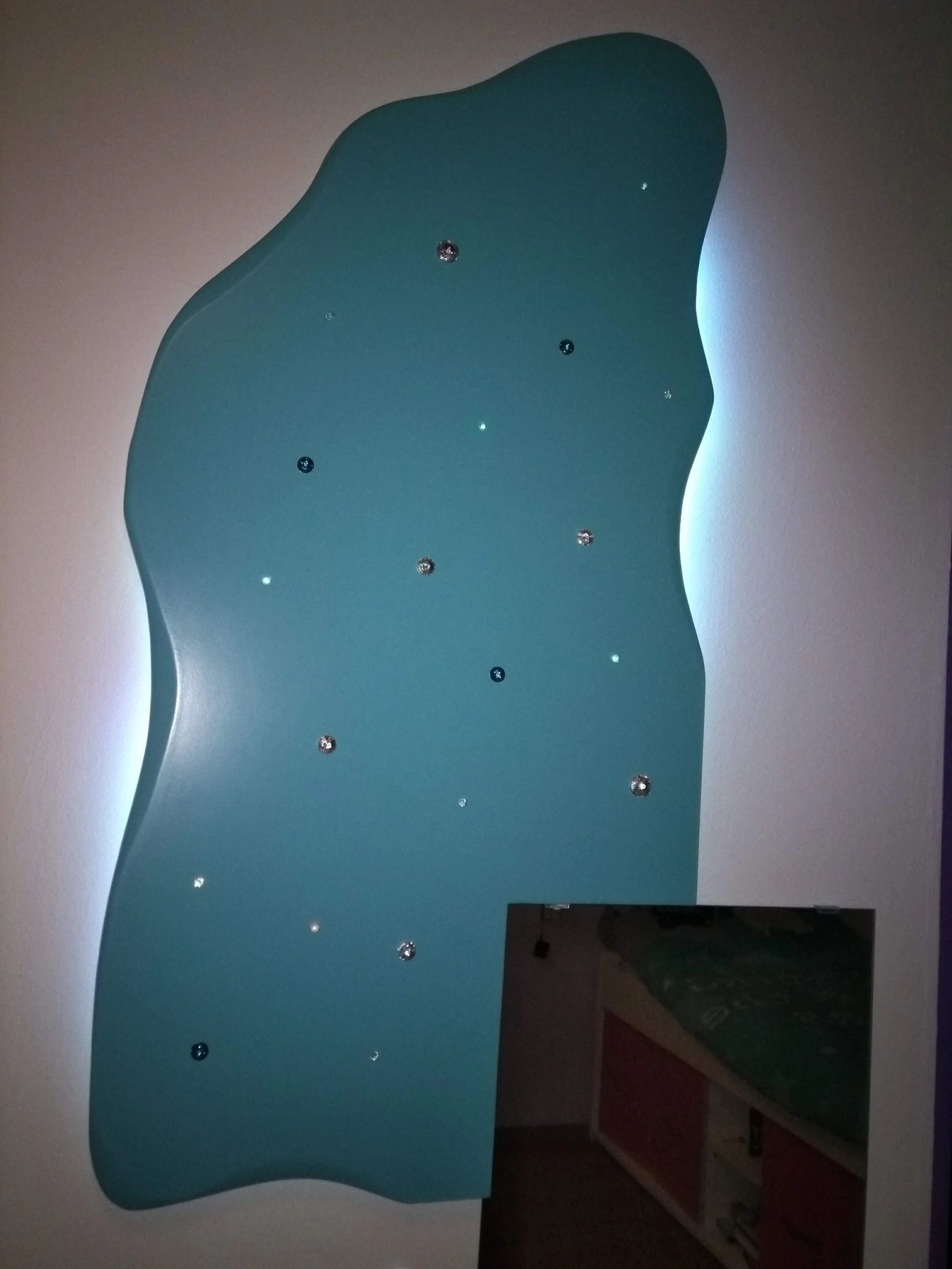 Aluminium LED Streifen Profil Aufbau 2M - 7 mm hoch - komplett mit Abdeckkappe