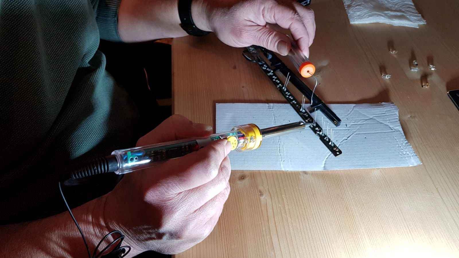 Löt Set für LED Streifen mit einstellbarer Lötschraube Standard