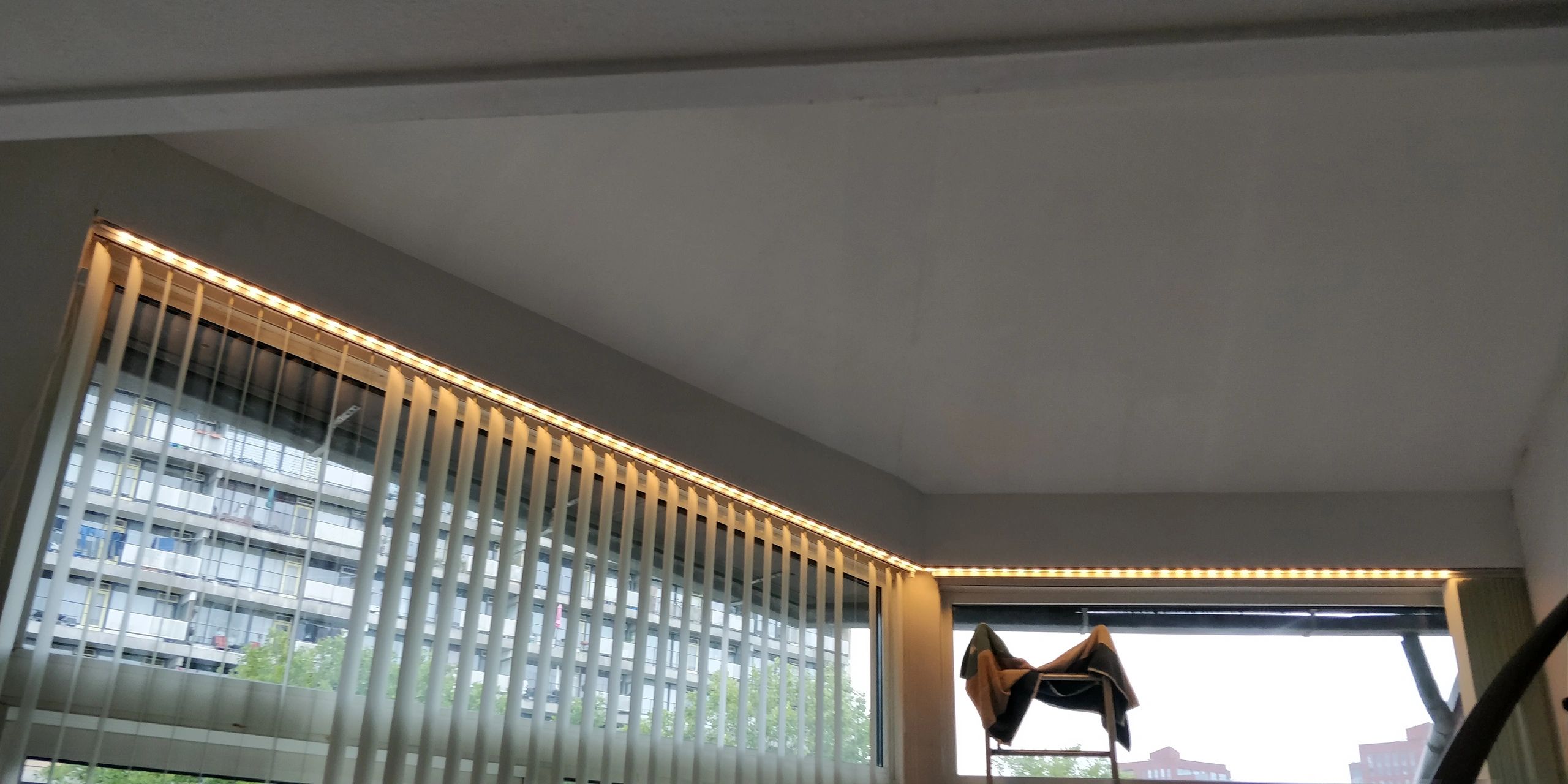LED Streifen Profil breit Aufbau niedrig 3 Meter