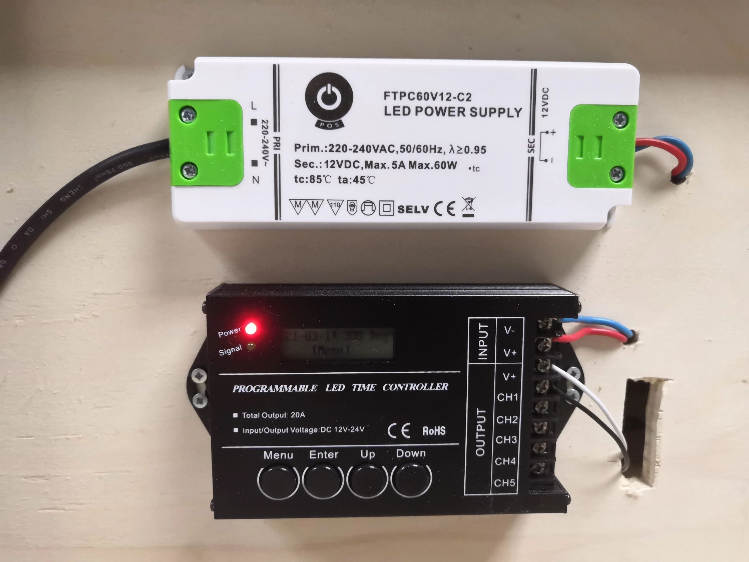 TC420 LED time Steuerung