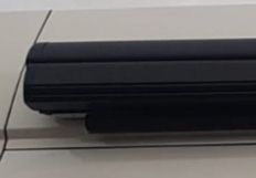 Aluminium Led Streifen Eckprofil schwarz 3M breit - Komplett mit Abdeckkappe